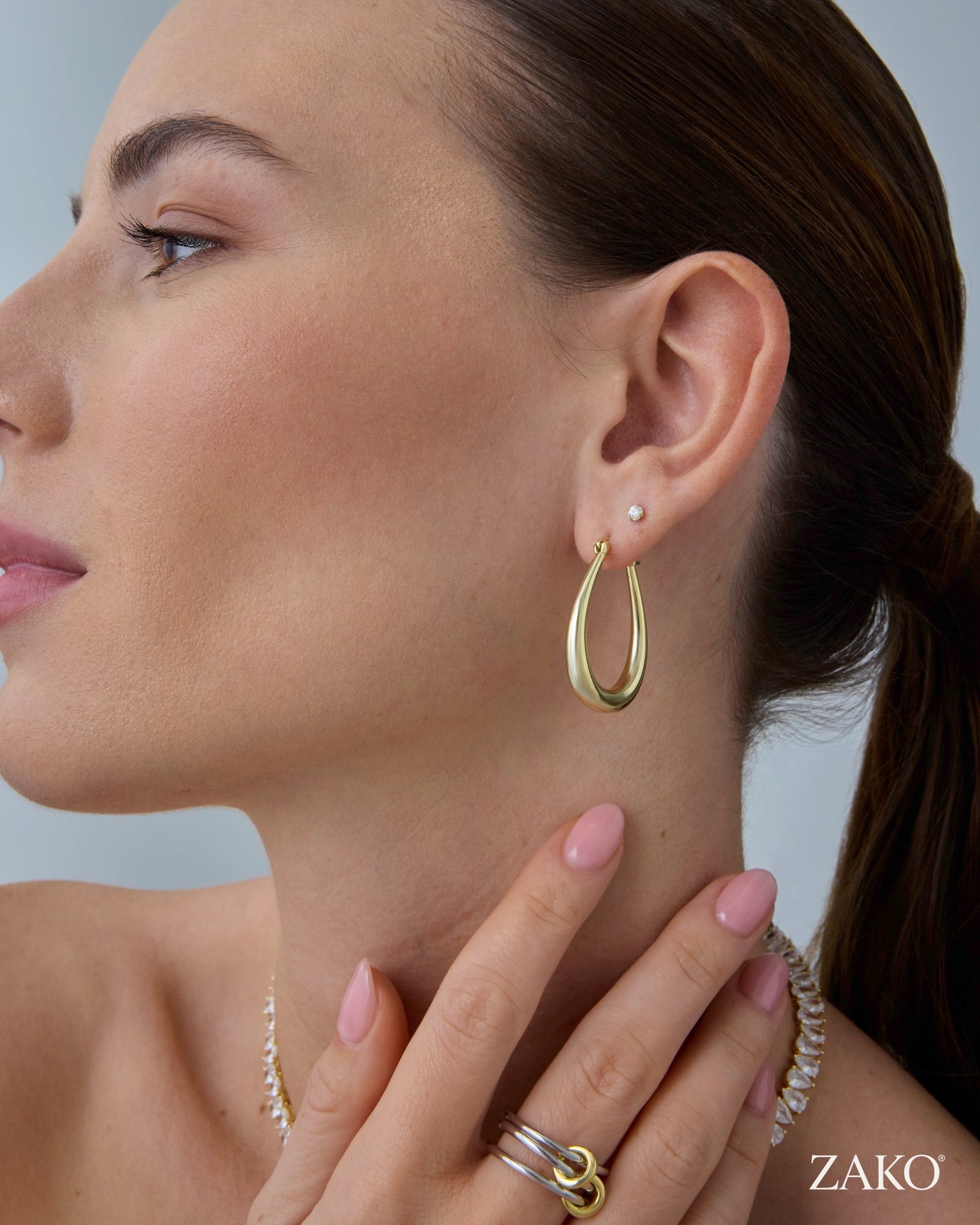 Esme Oval Hoops - Image 4