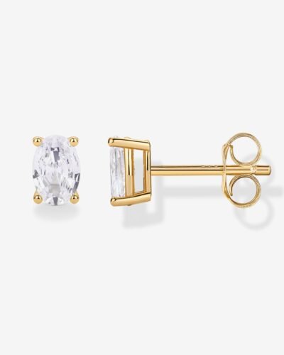 Diane Oval Studs