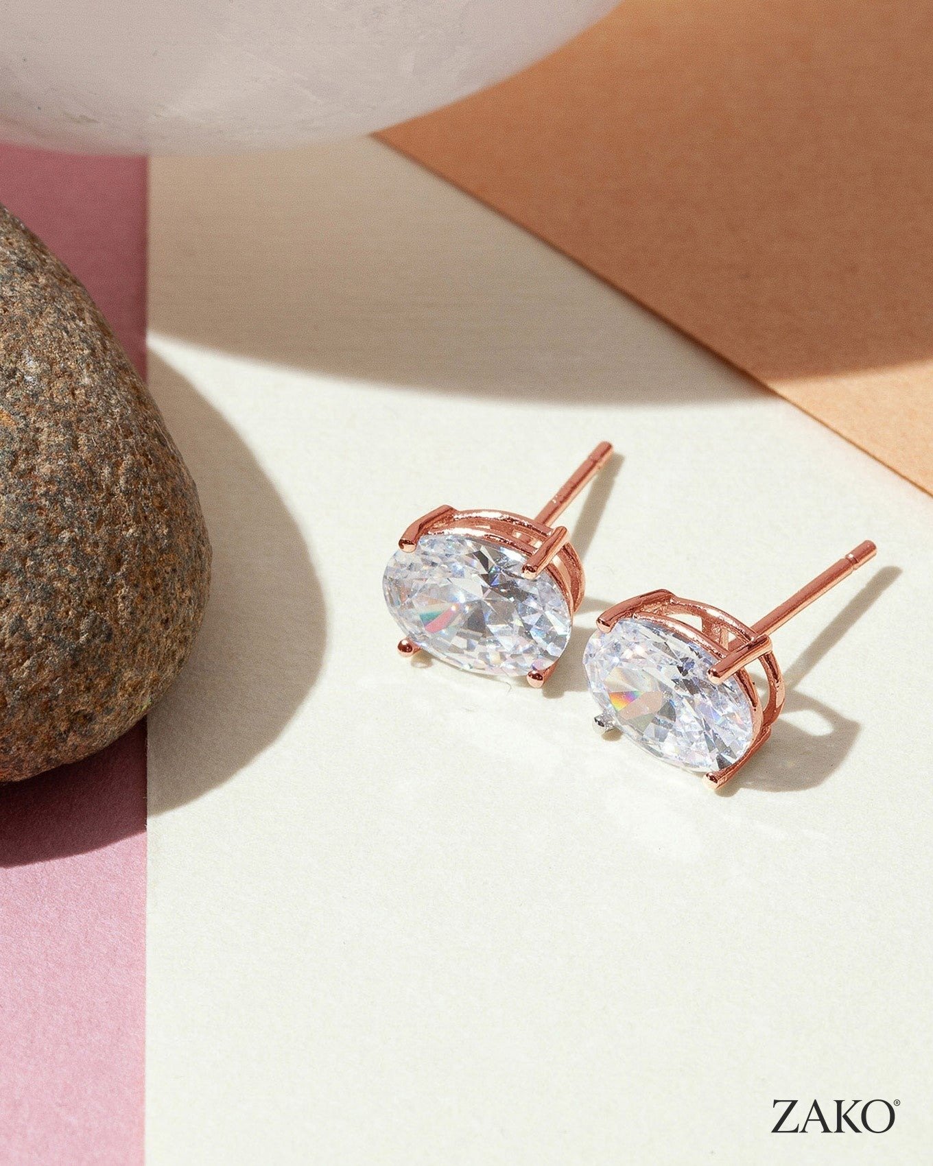 Diane Oval Studs - Image 16