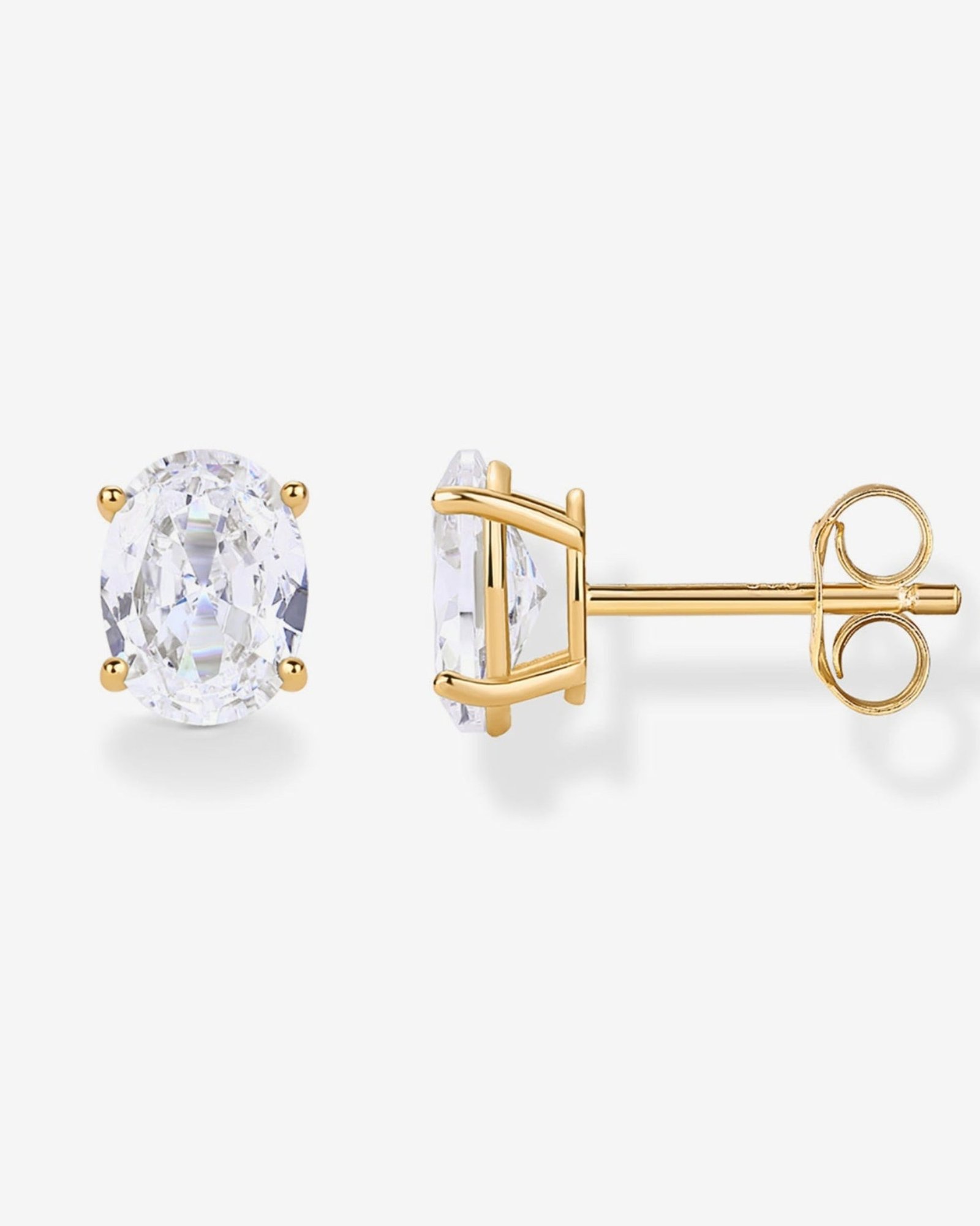 Diane Oval Studs - Image 4
