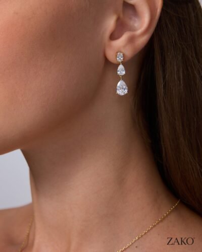 Sienna Pear Drop Earrings