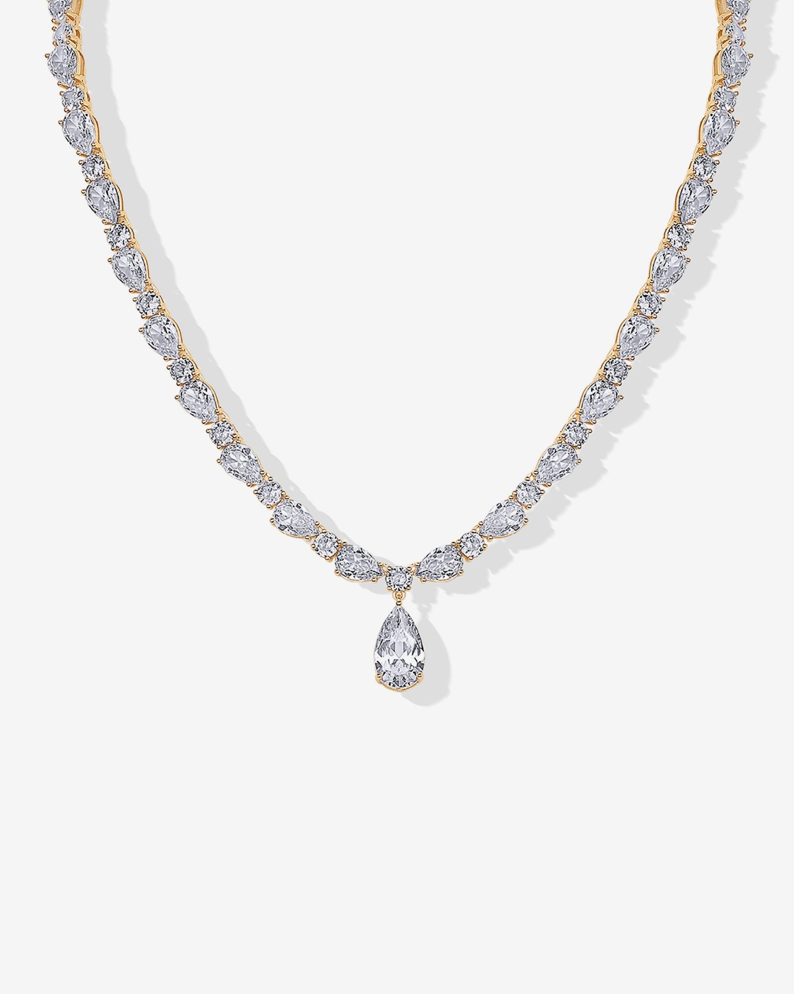 Nola Pear Tennis Necklace