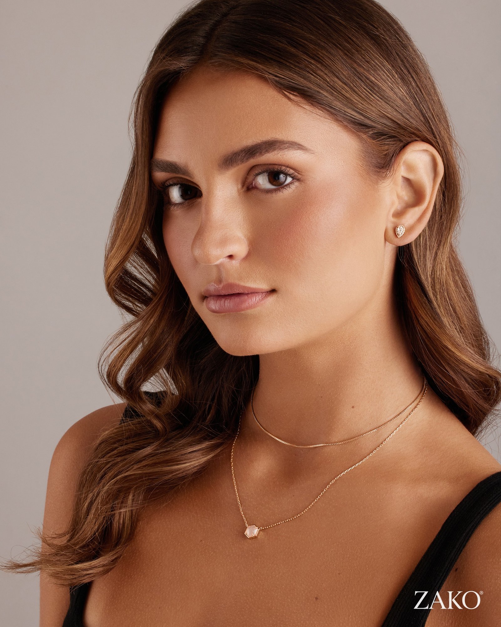 Odette Pear Studs - Image 6