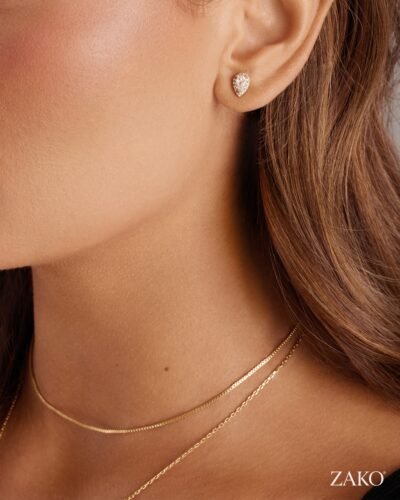 Odette Pear Studs