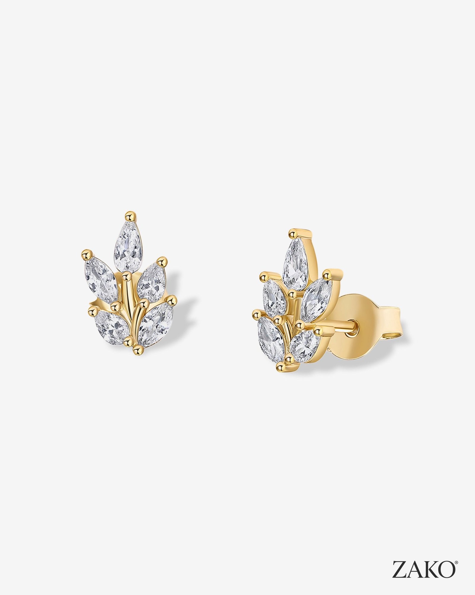 Una Leaf Studs - Image 2