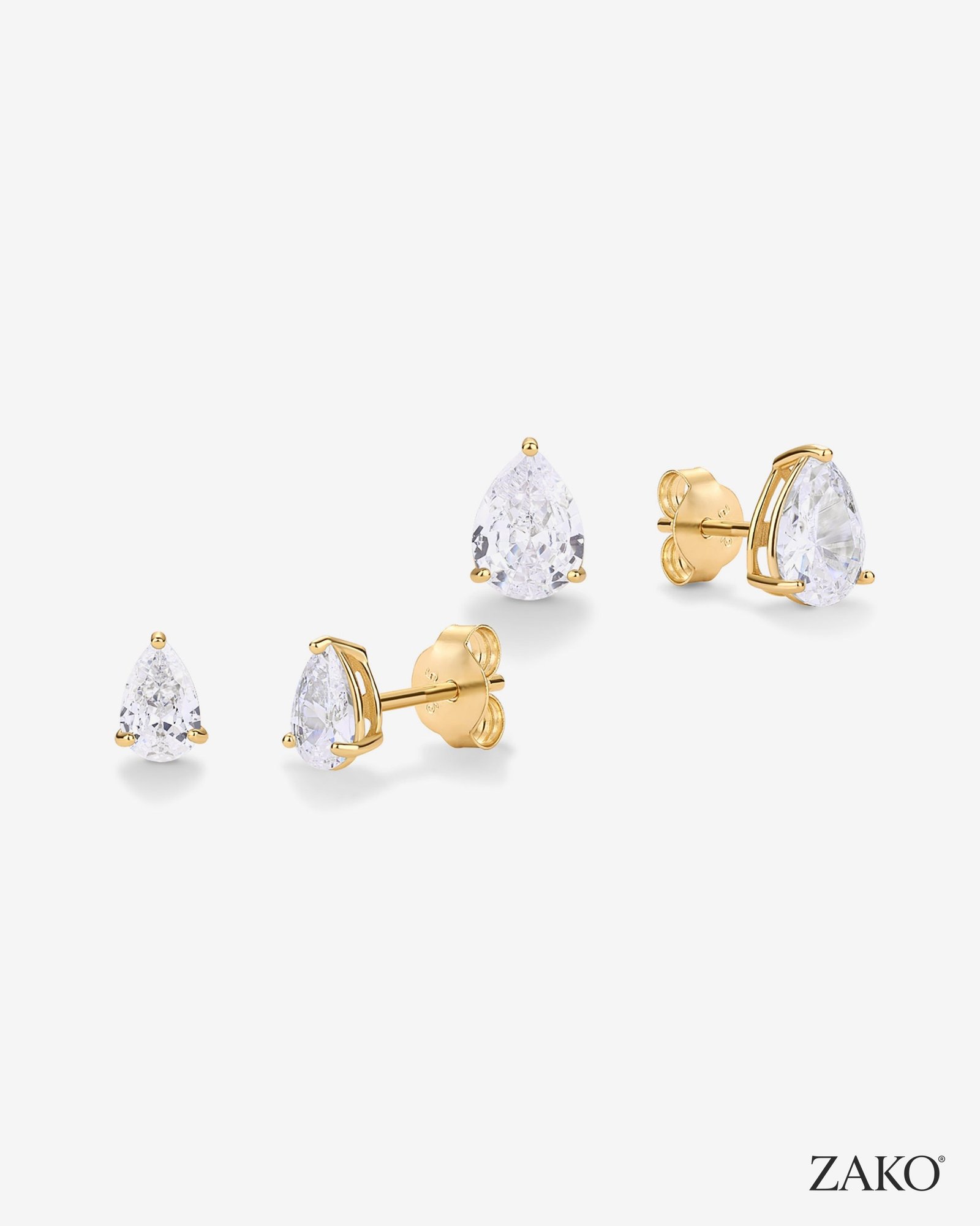 Cora Pear Studs - Image 3