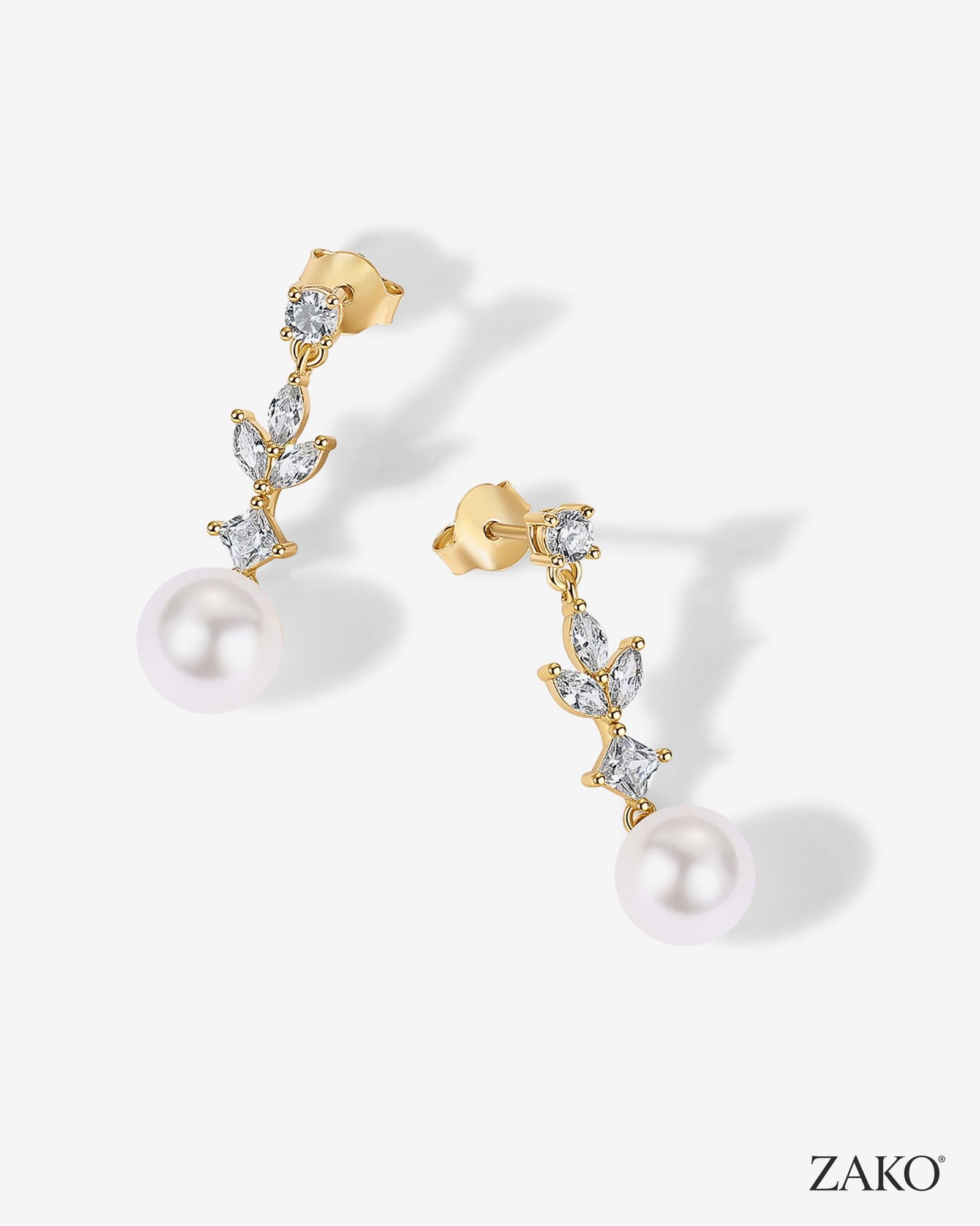 Thalia Pearl Drop Earrings - Image 3