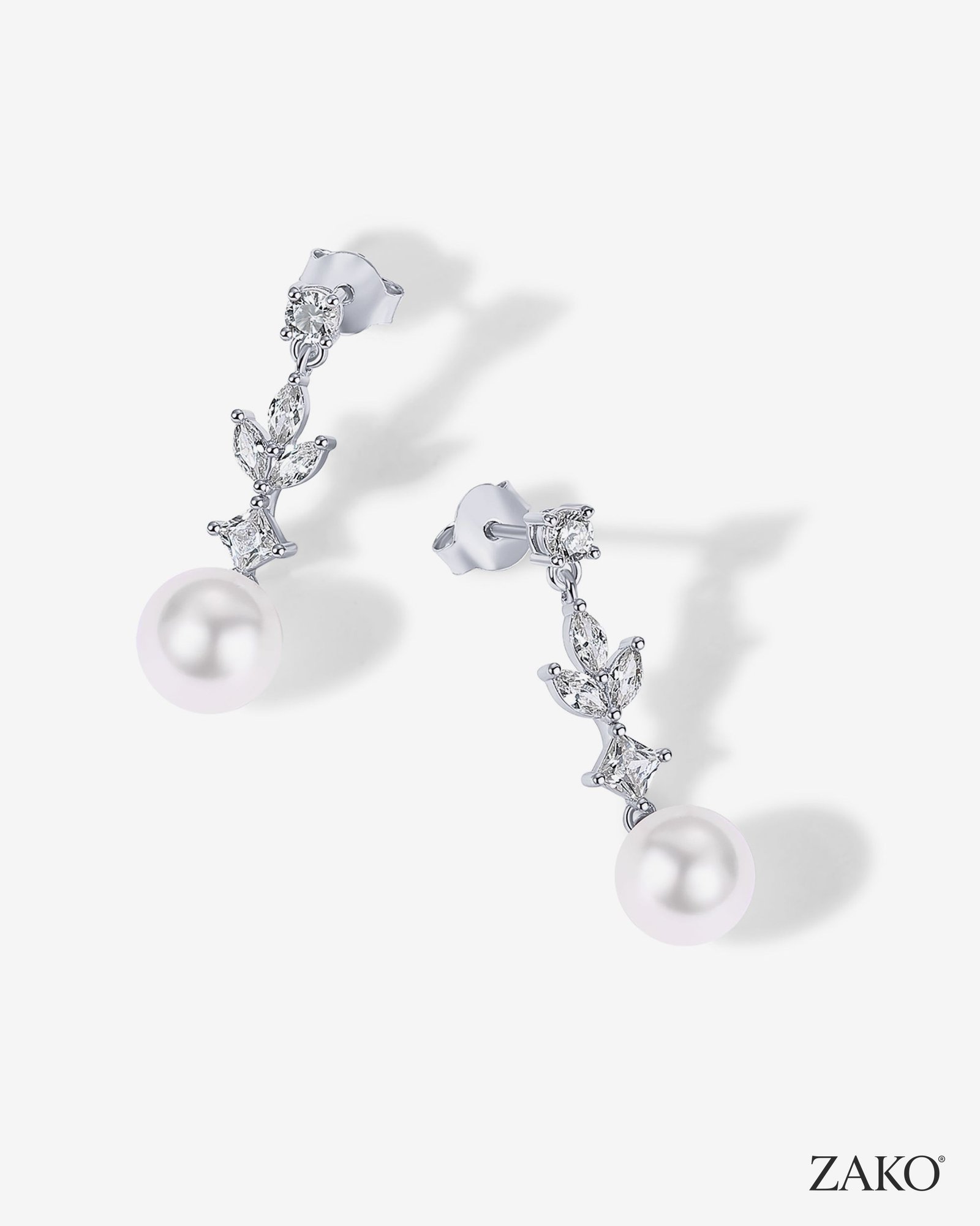 Thalia Pearl Drop Earrings - Image 6