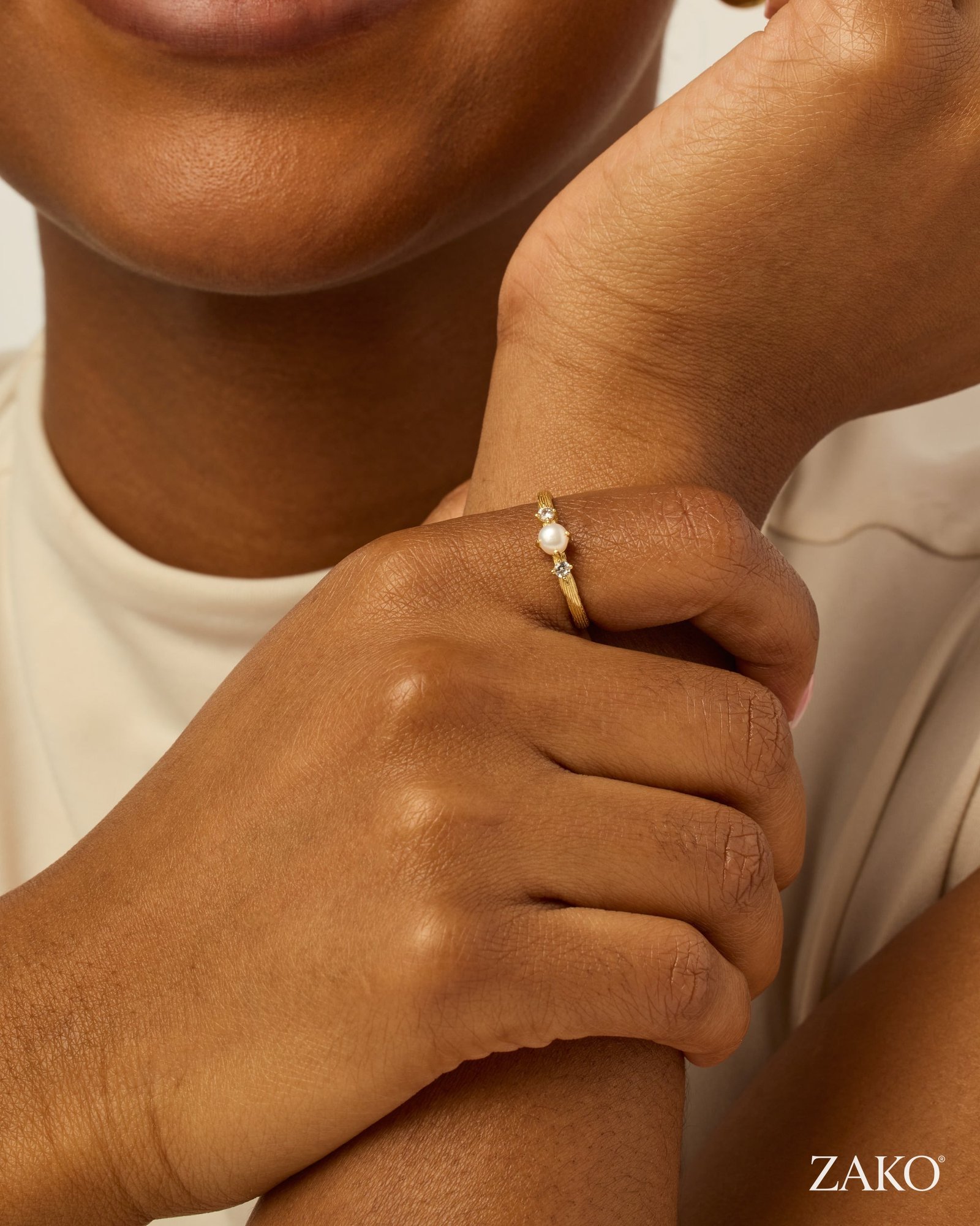 Juno Pearl Ring - Image 6