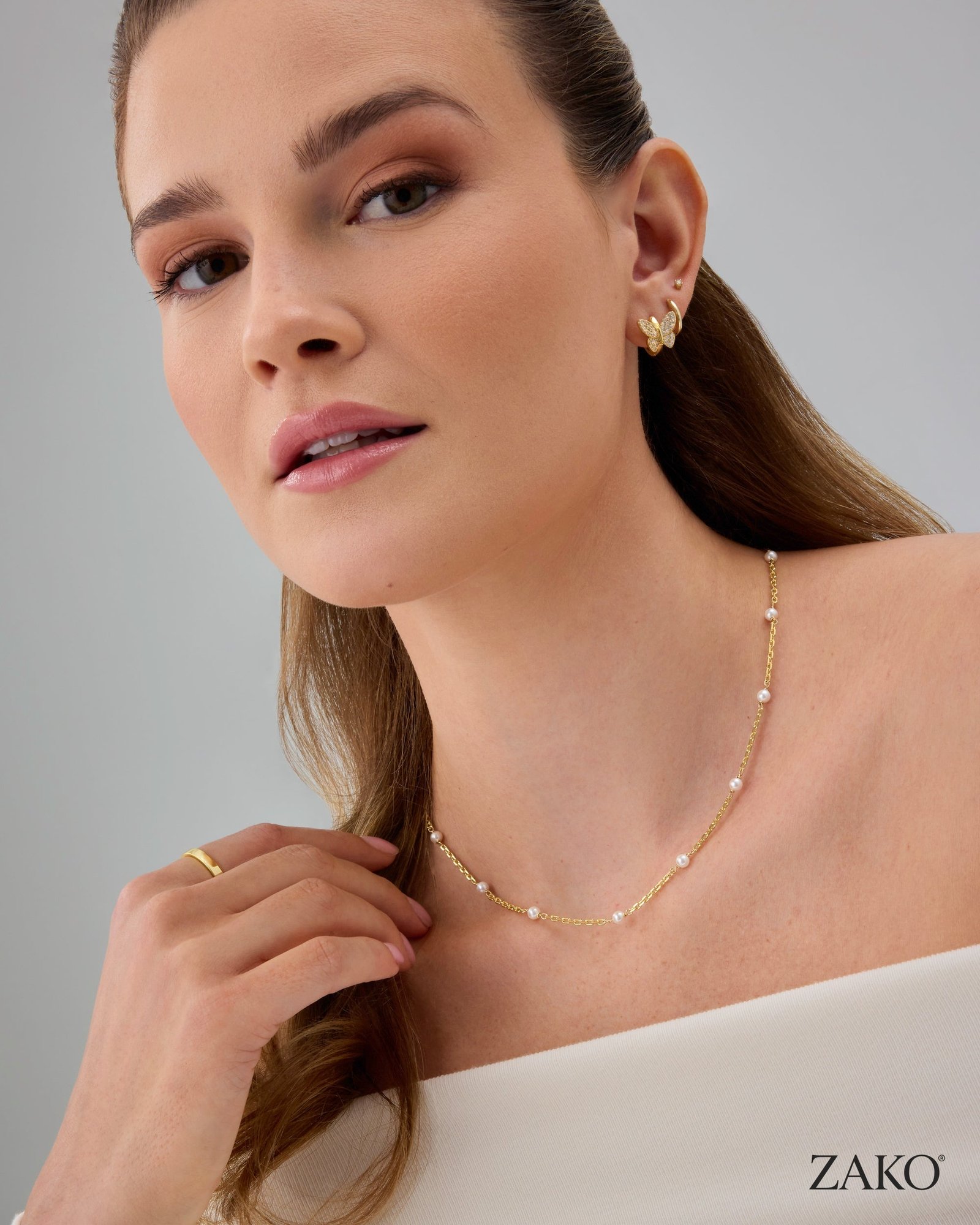 Solene Pearl Necklace - Image 3