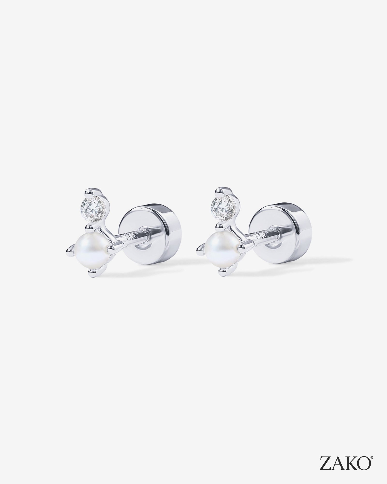 Sylvie Pearl Studs - Image 11