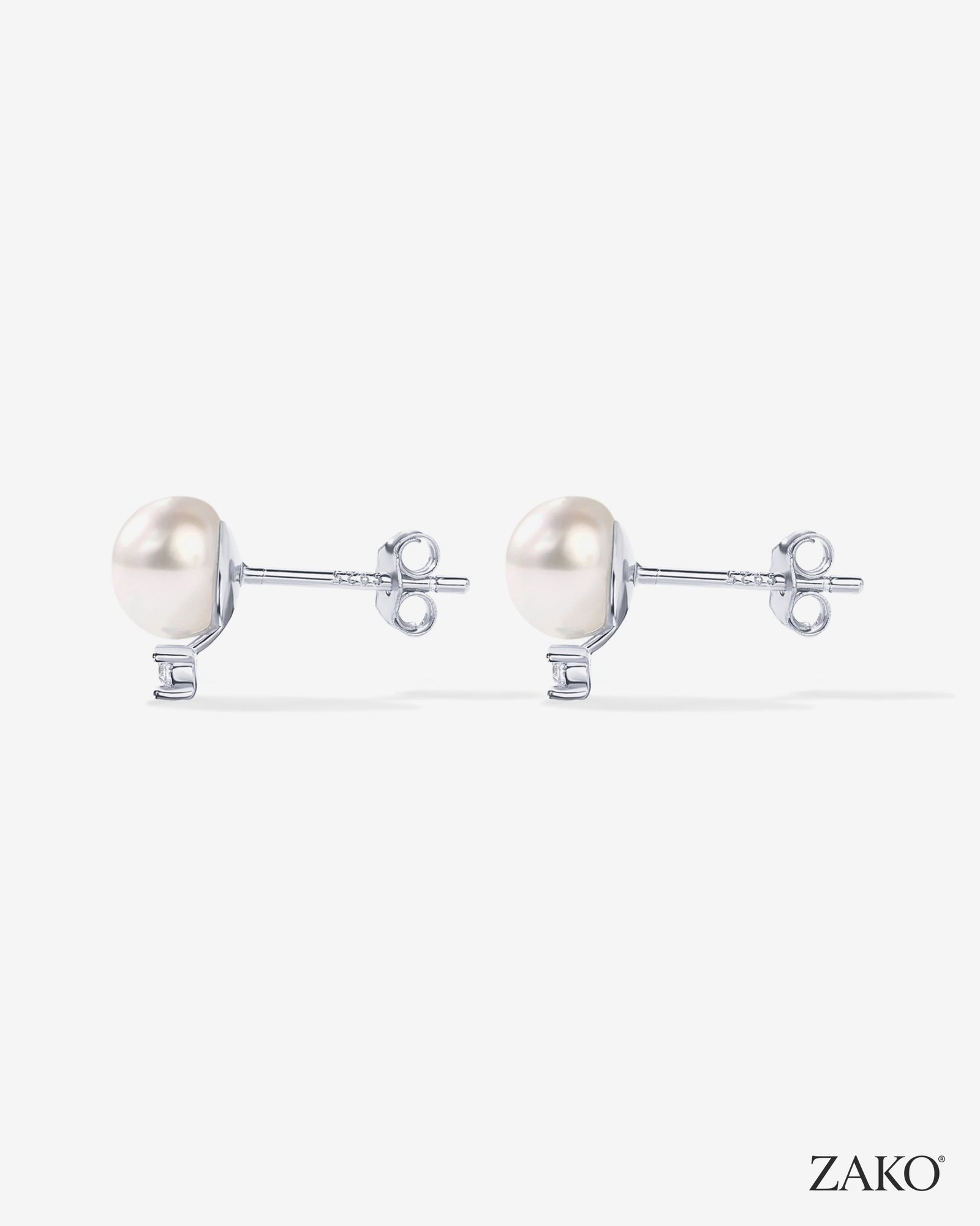 Greta Pearl Studs - Image 11