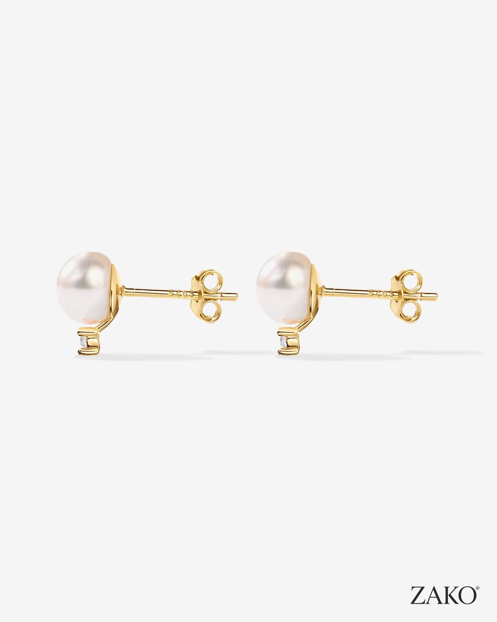 Greta Pearl Studs - Image 2
