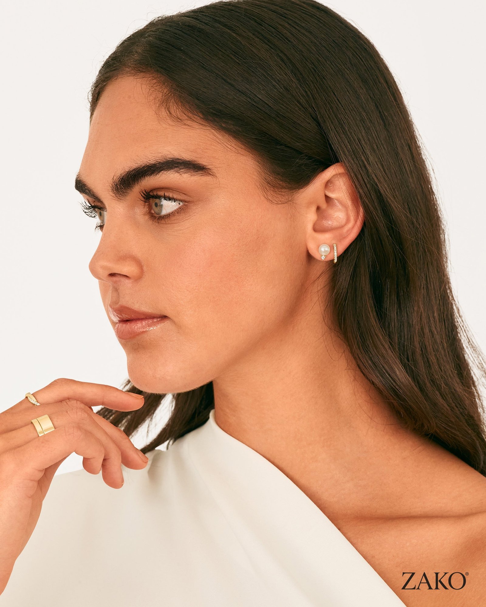 Greta Pearl Studs - Image 6