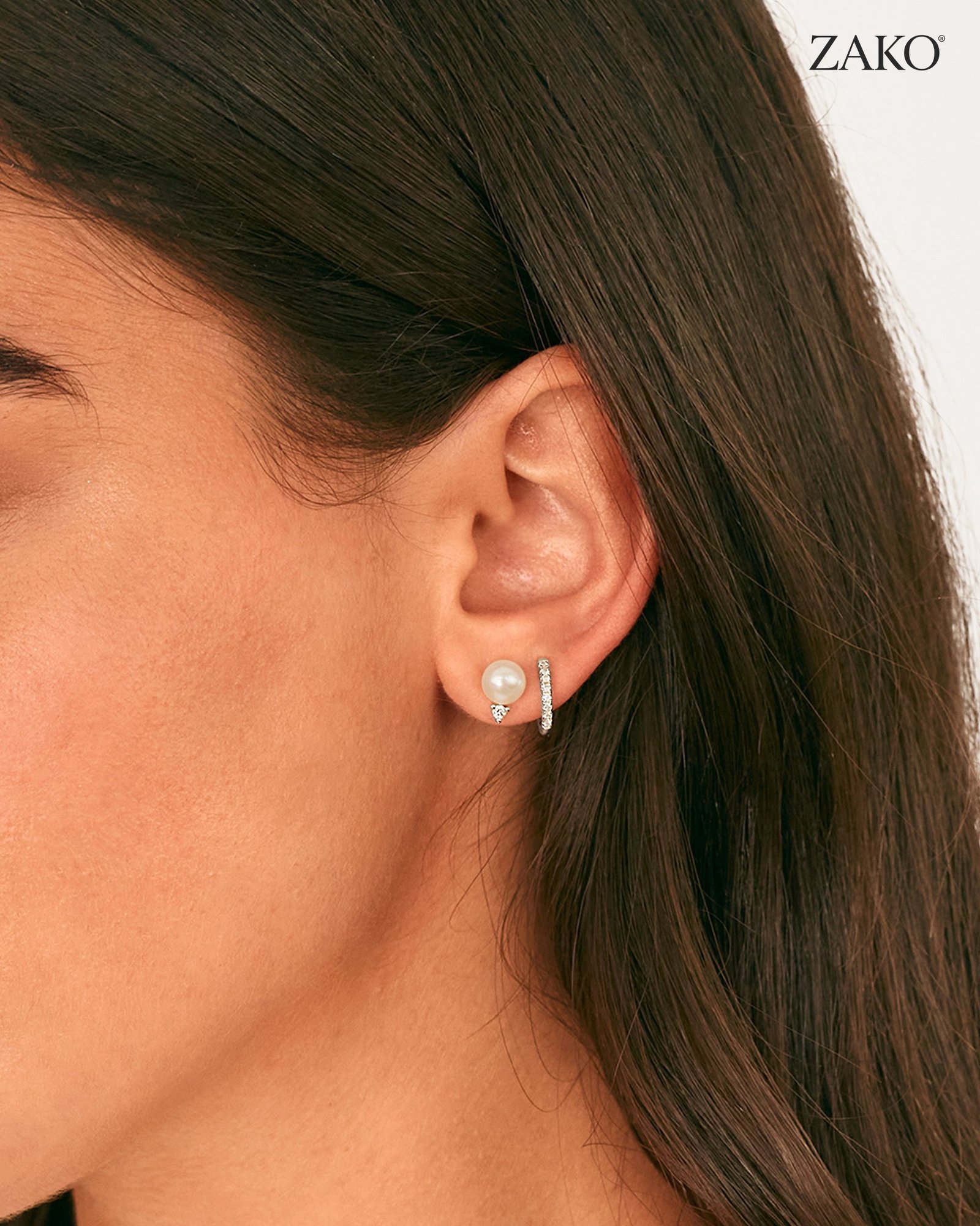 Greta Pearl Studs - Image 7