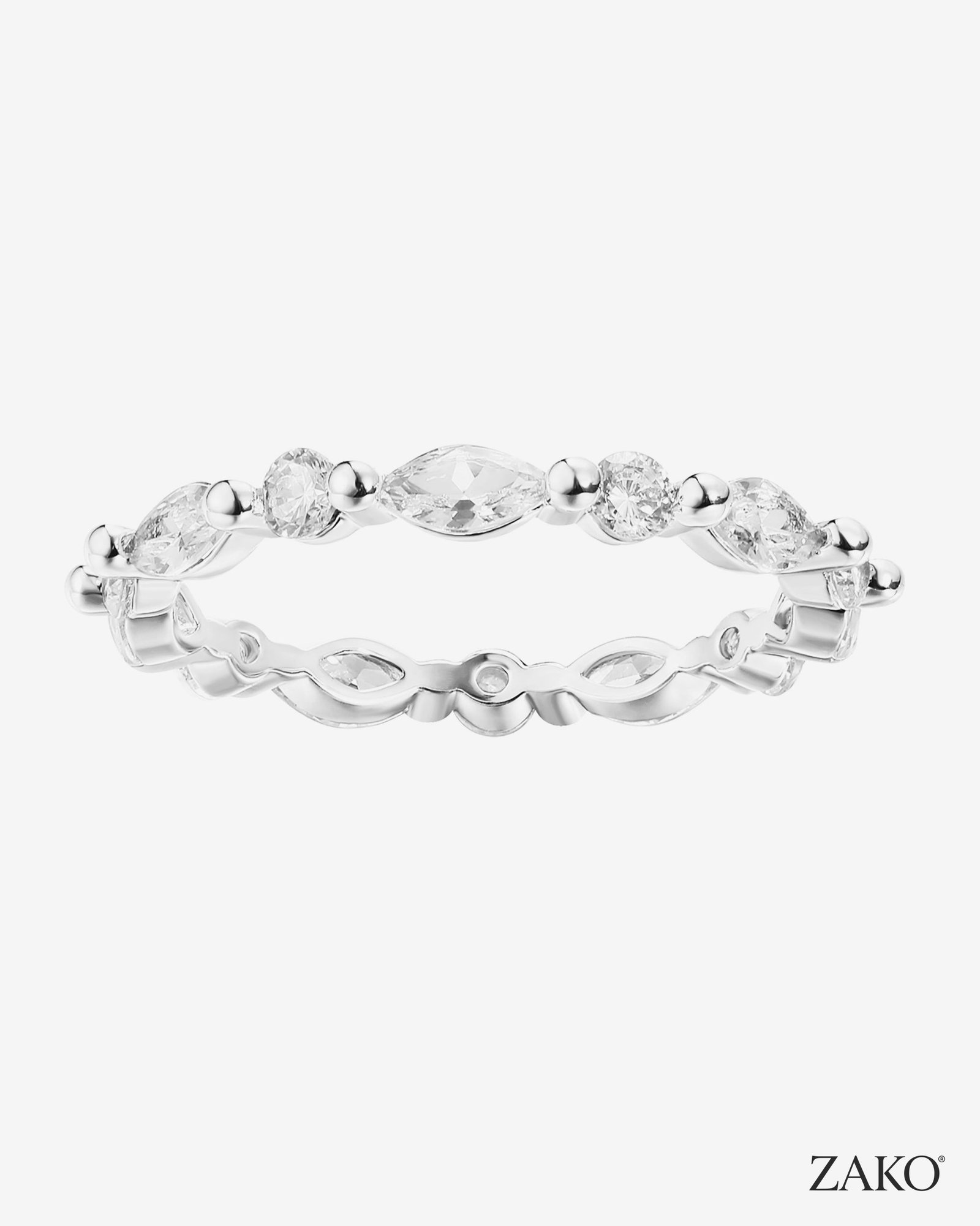 Elio Eternity Ring - Image 15