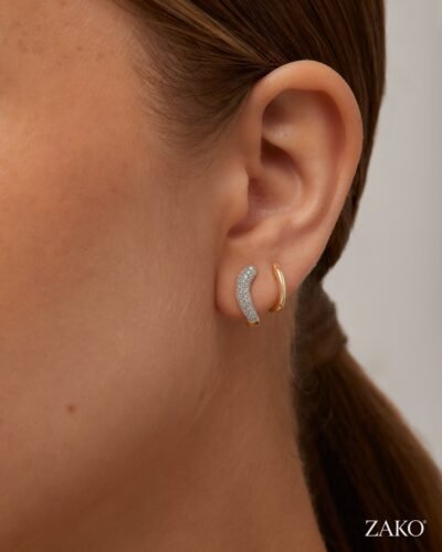 Elise Wavy Studs