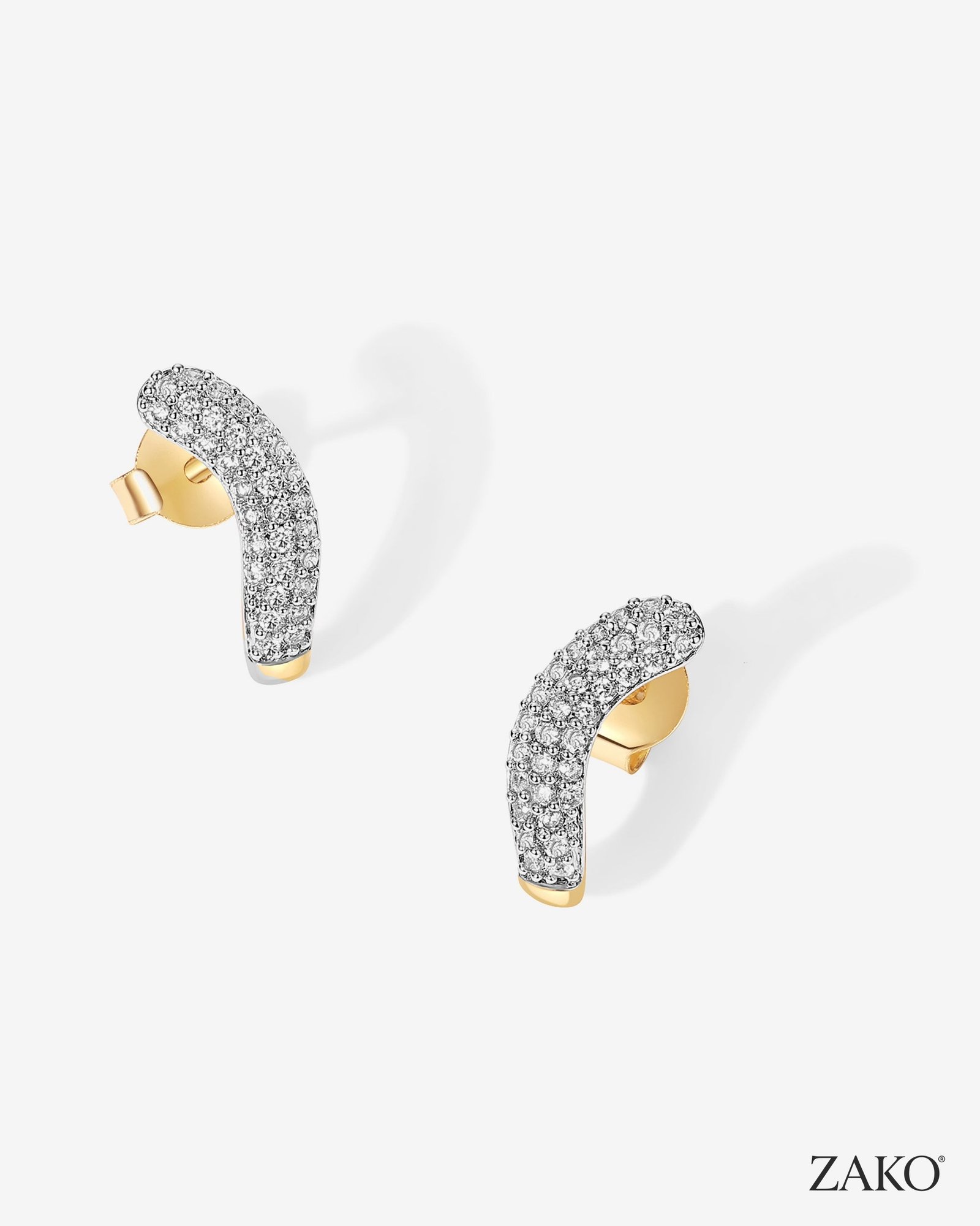 Elise Wavy Studs - Image 3