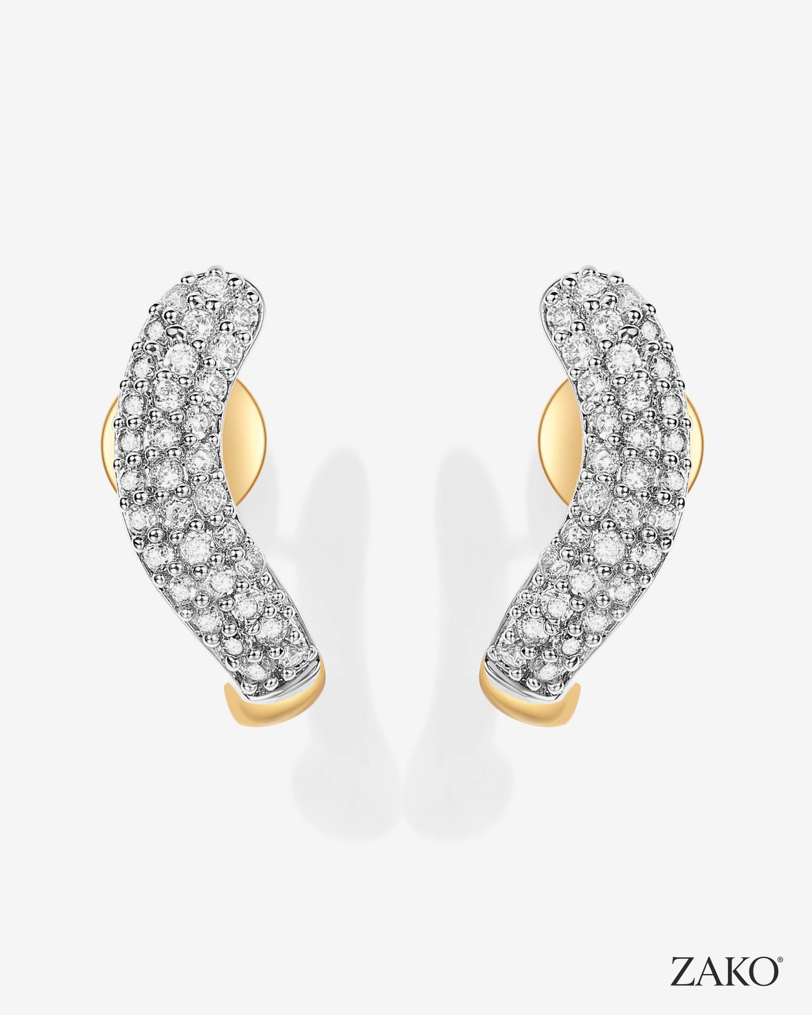 Elise Wavy Studs - Image 4