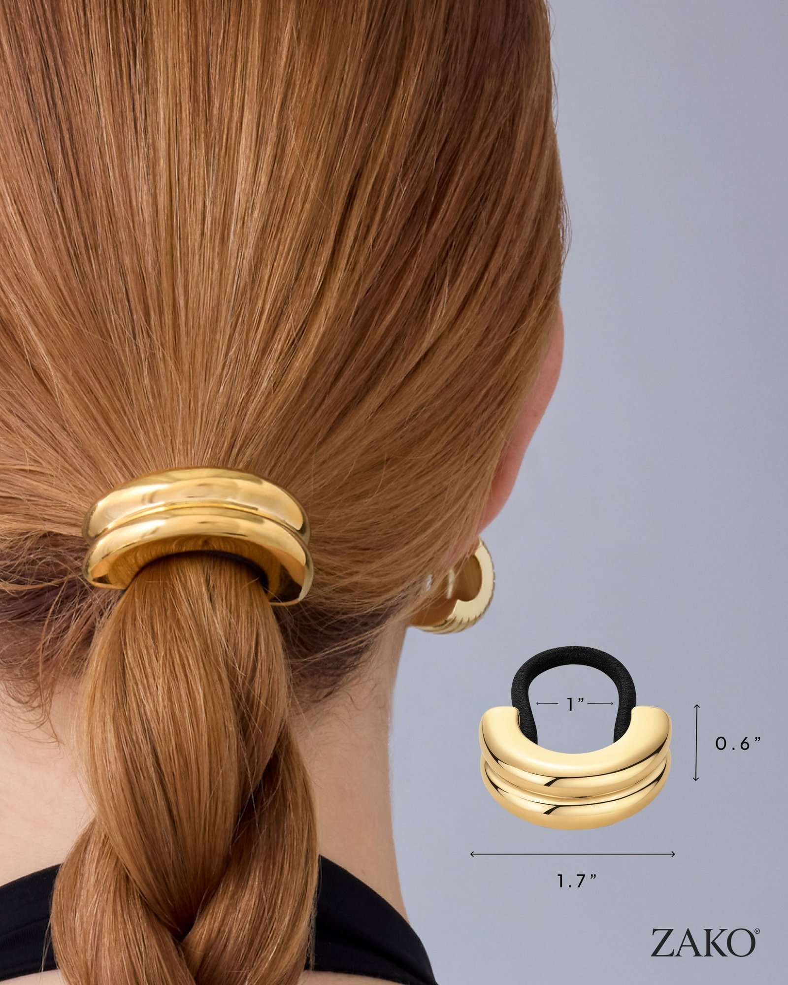 Ines Ridged Hair Tie - Image 7