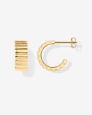 Talia Ribbed Hoops