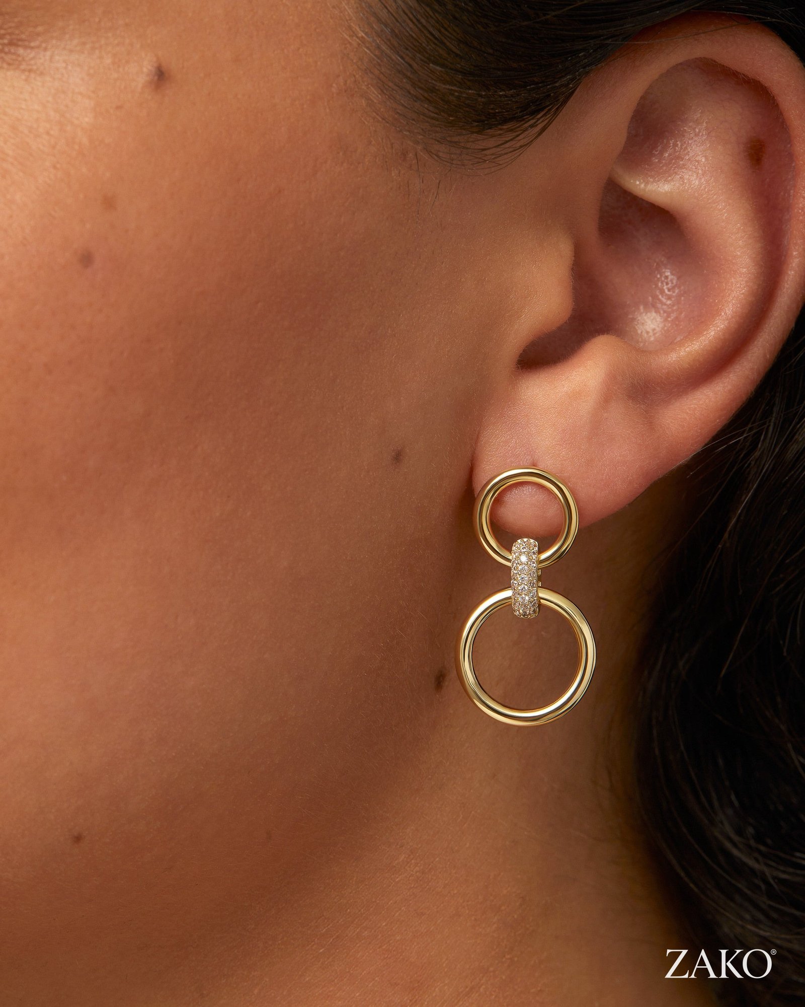 Nadia Dangle Earrings - Image 3