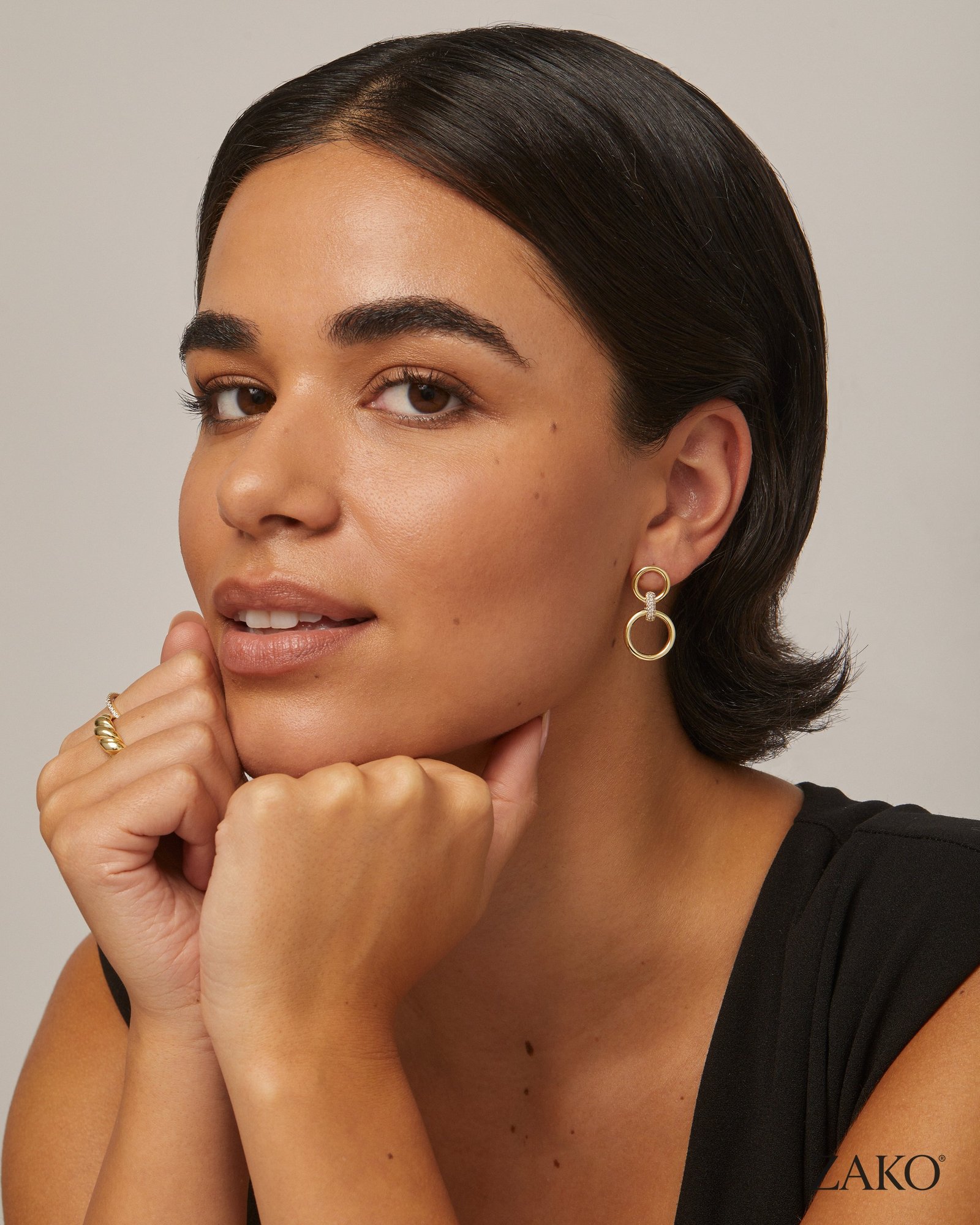Nadia Dangle Earrings - Image 5