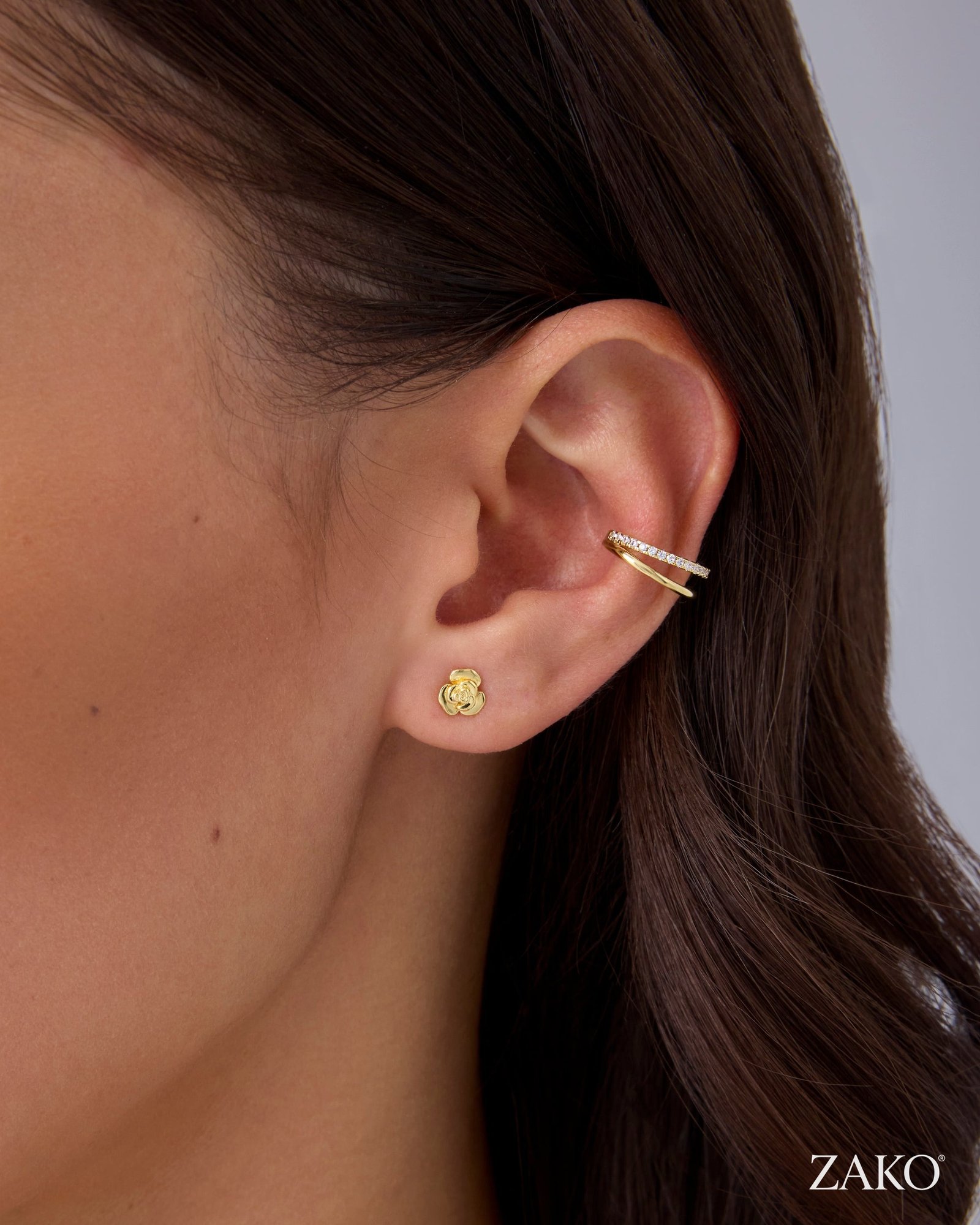 Ophelia Rosette Studs - Image 3