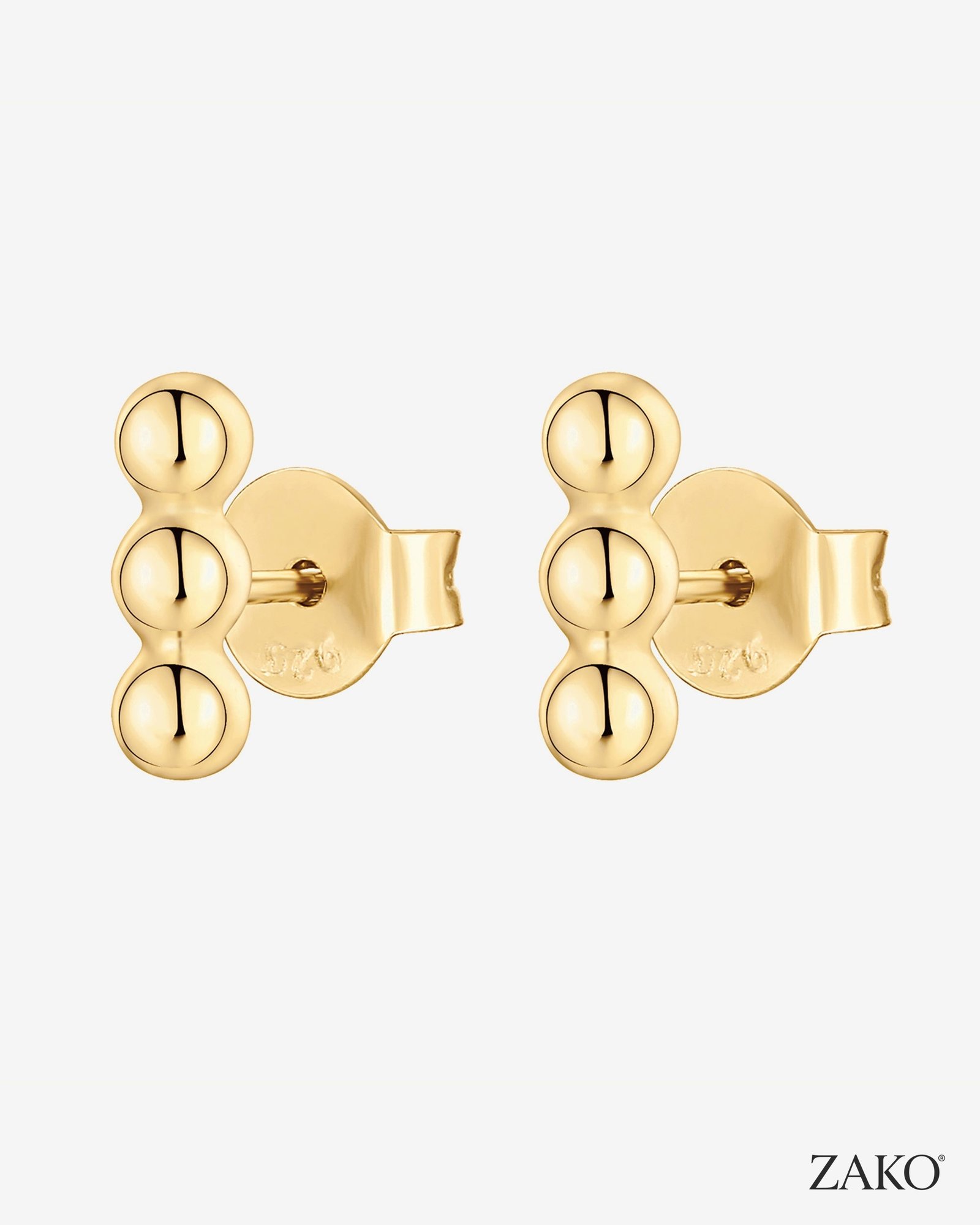 Olive Ball Studs - Image 3