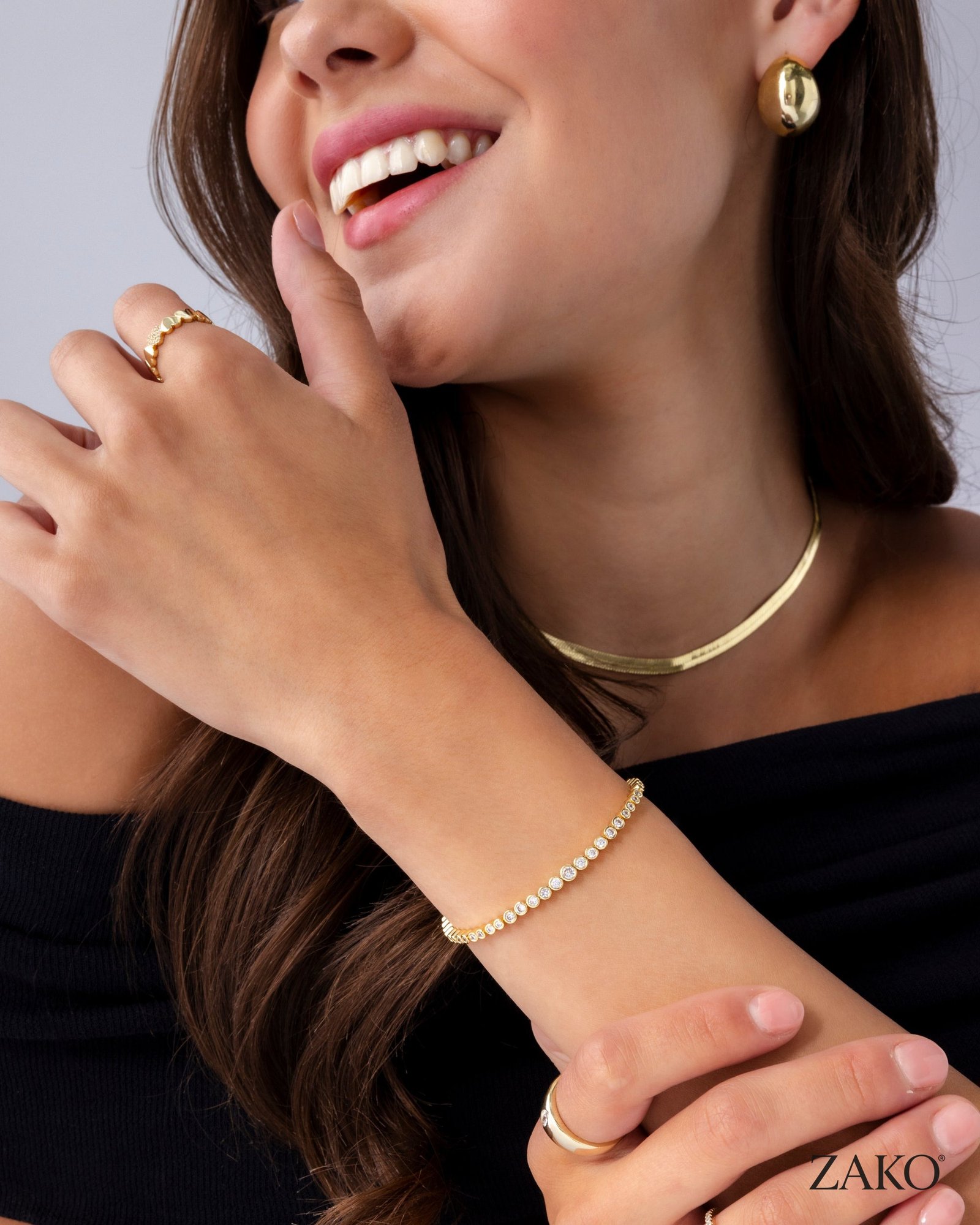 Noor Tennis Bracelet - Image 4