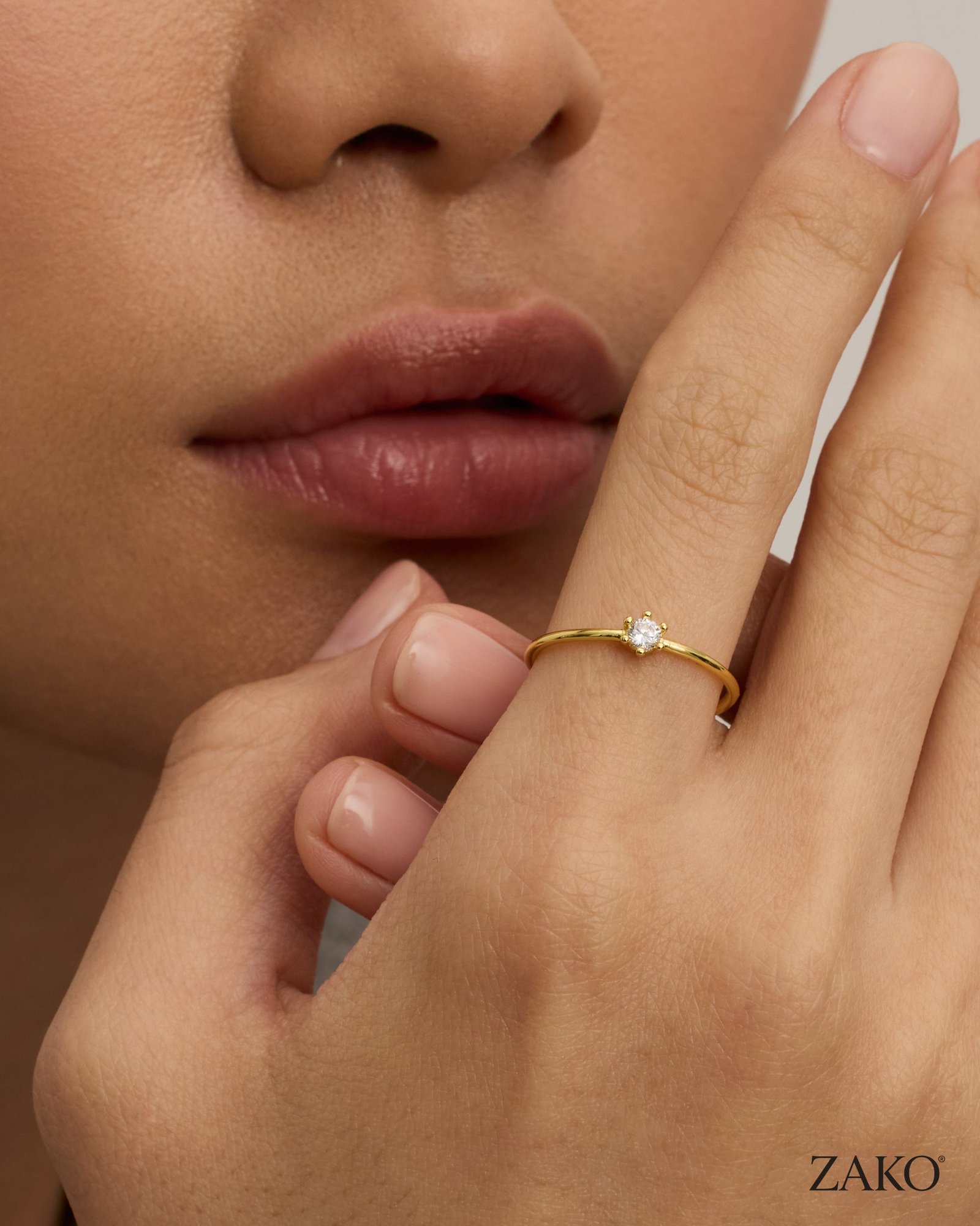 Giselle Thin Ring - Image 6