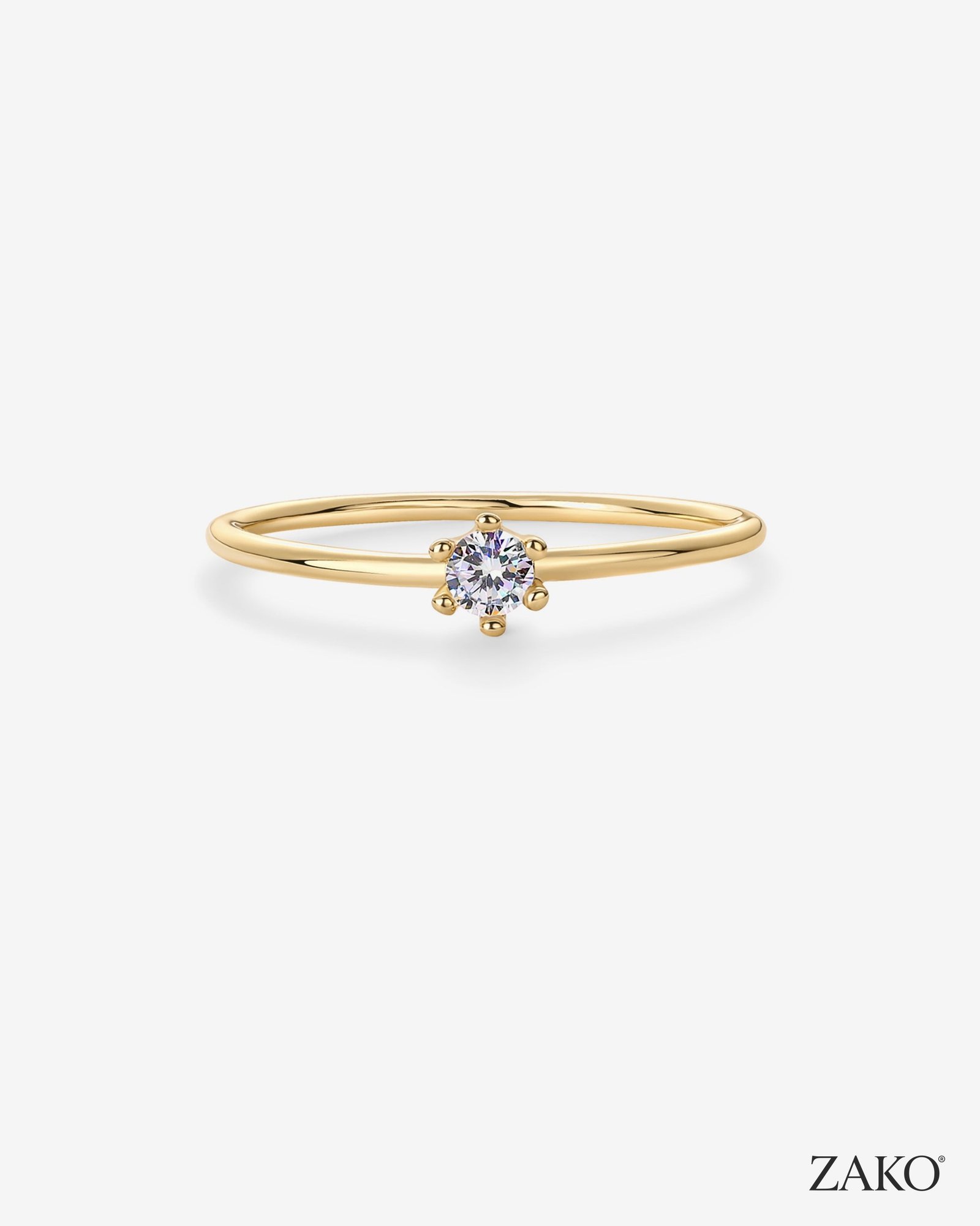 Giselle Thin Ring - Image 9