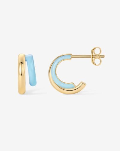 Adele Enamel Hoops