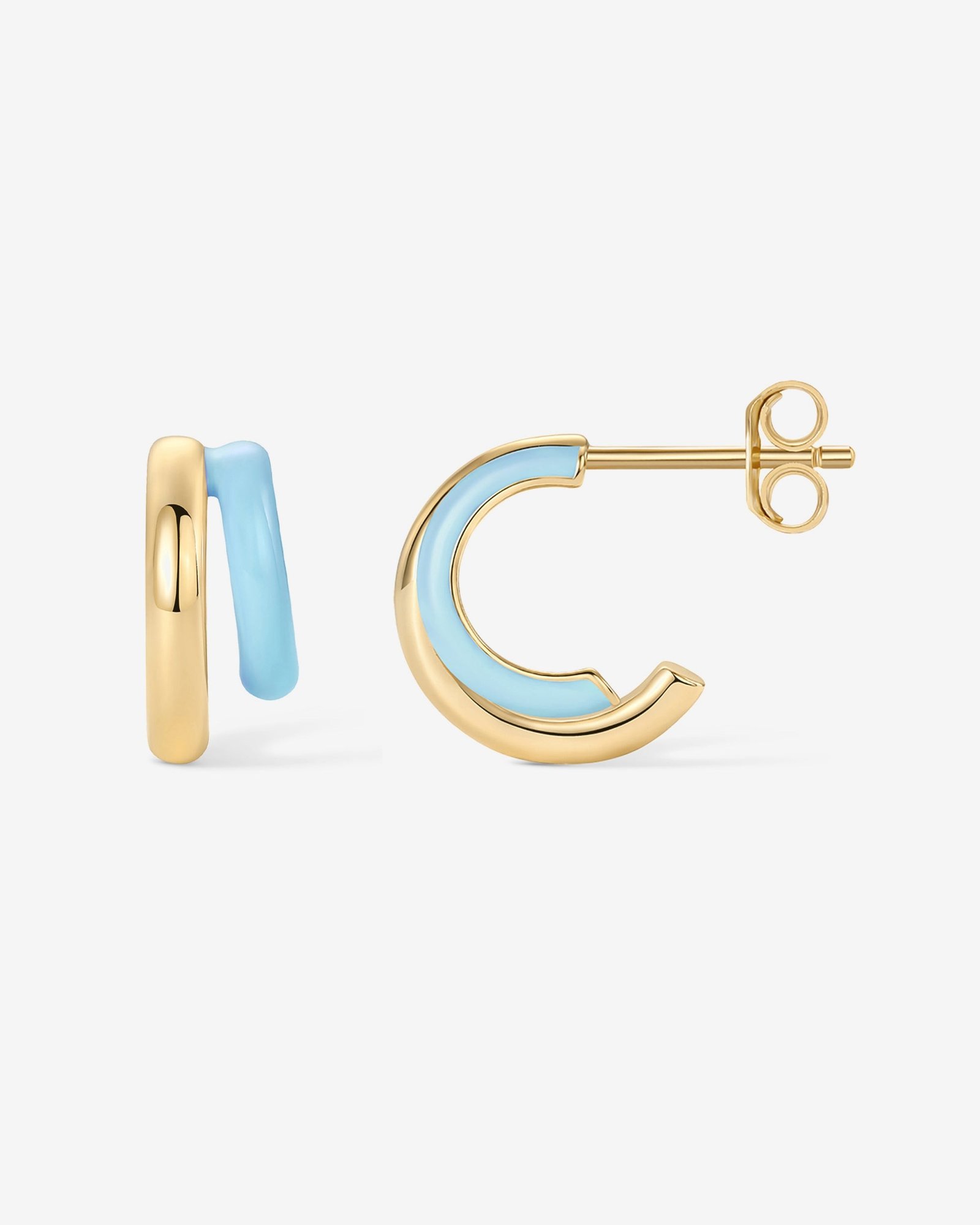 Adele Enamel Hoops - Image 2