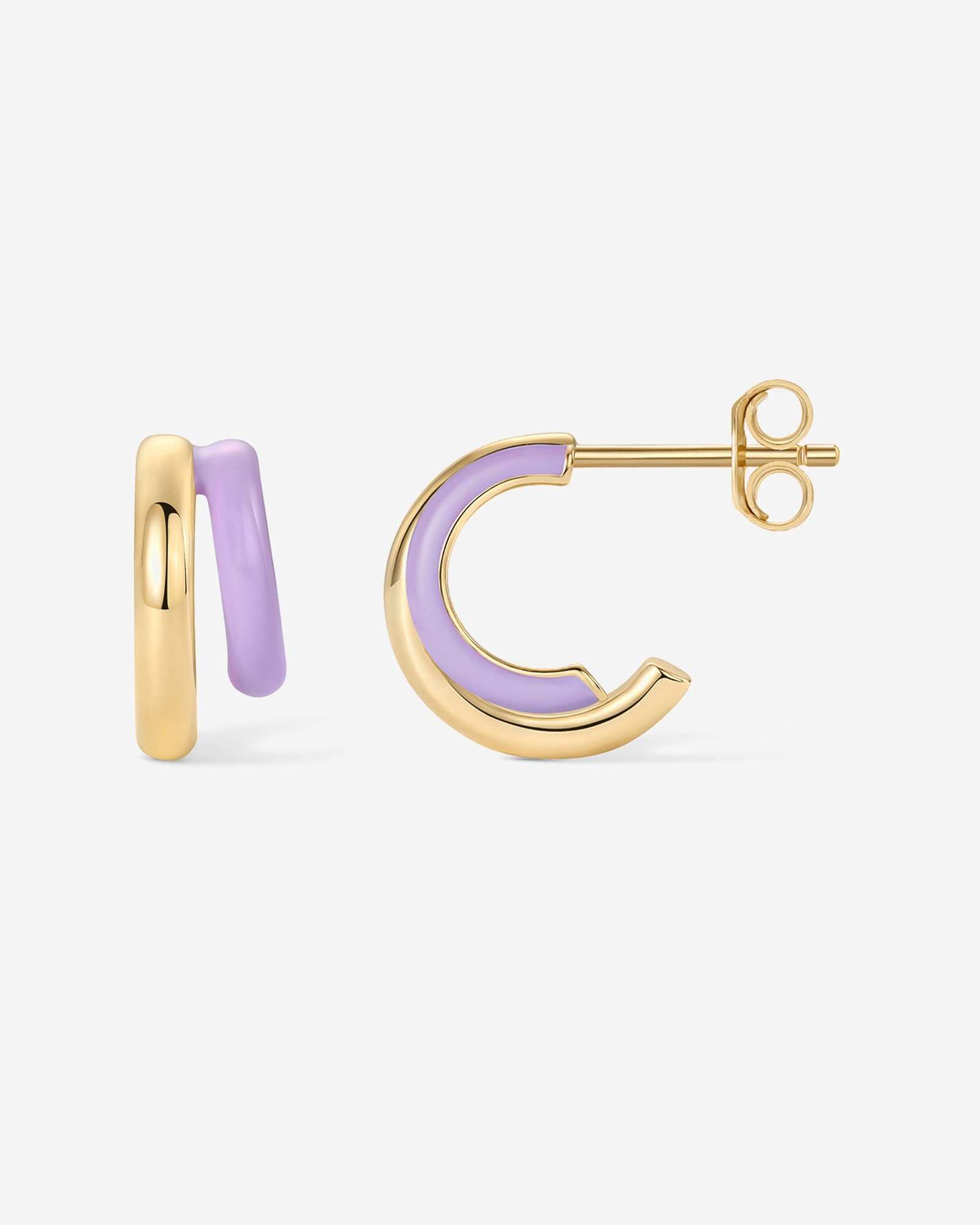 Adele Enamel Hoops - Image 4