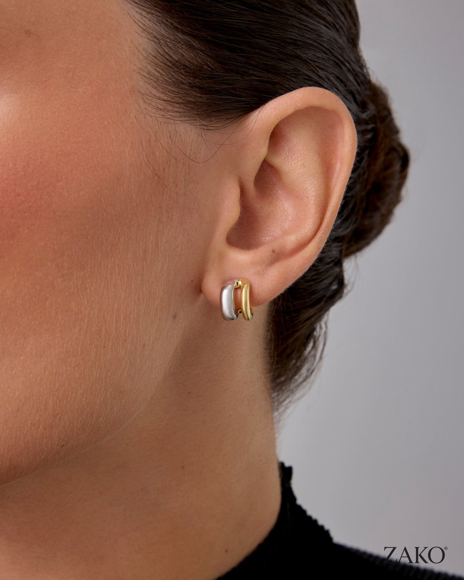 Giselle Double Hoops - Image 3