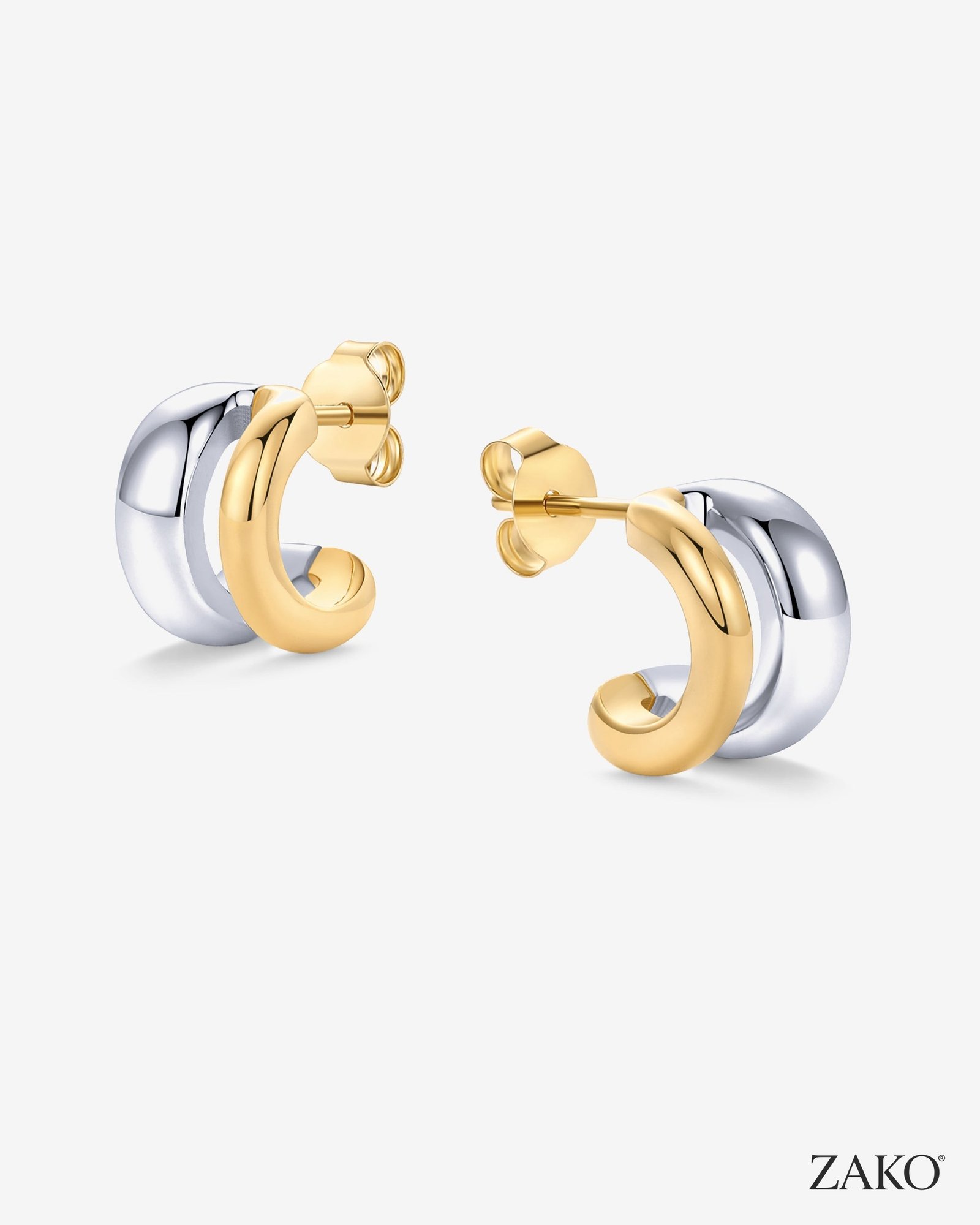 Giselle Double Hoops - Image 2