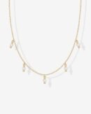 Iris Shell Pearl Necklace