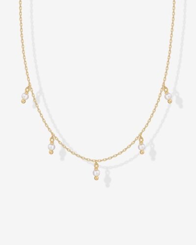 Iris Shell Pearl Necklace