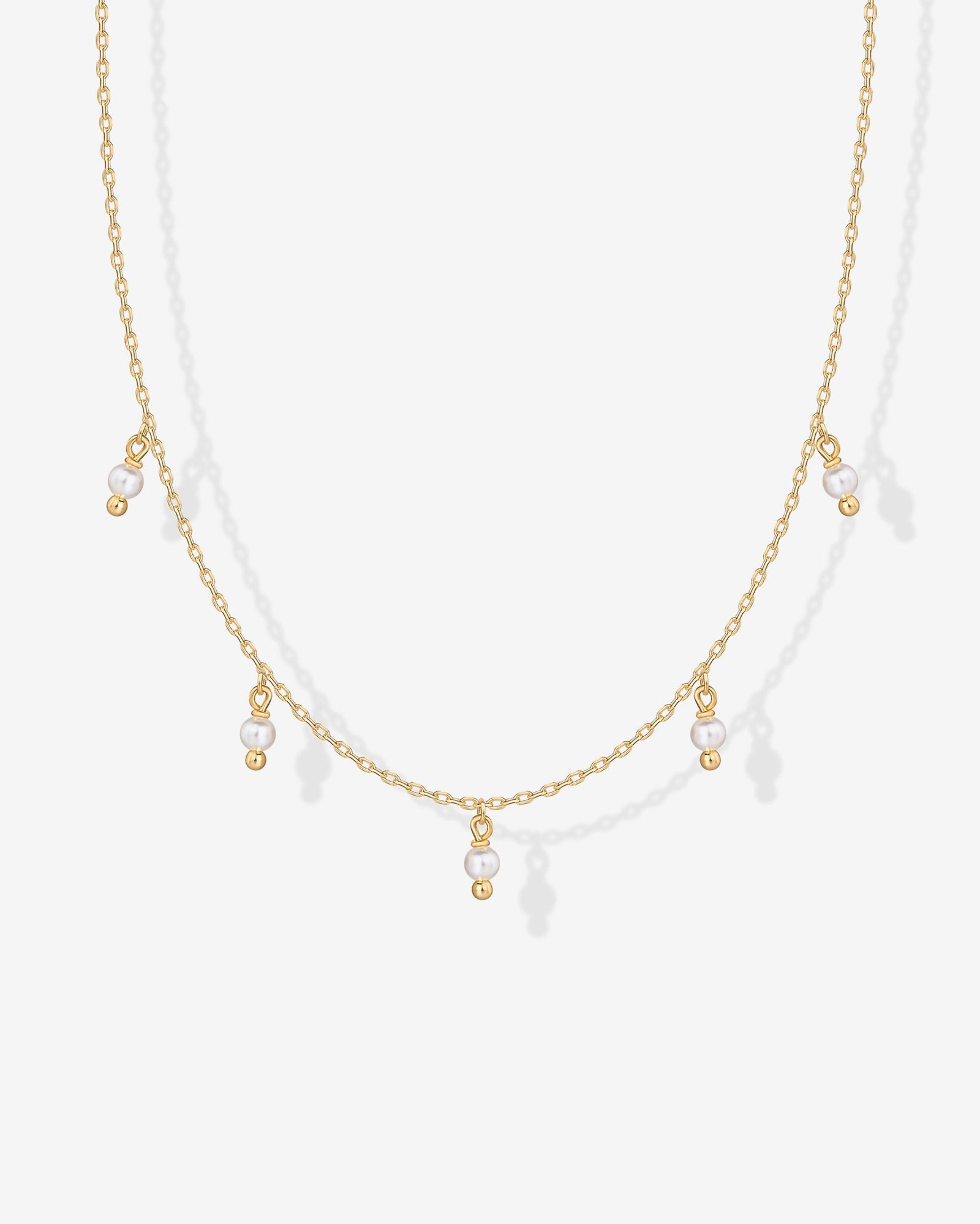 Iris Shell Pearl Necklace