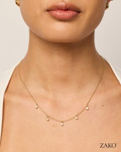 Iris Shell Pearl Necklace