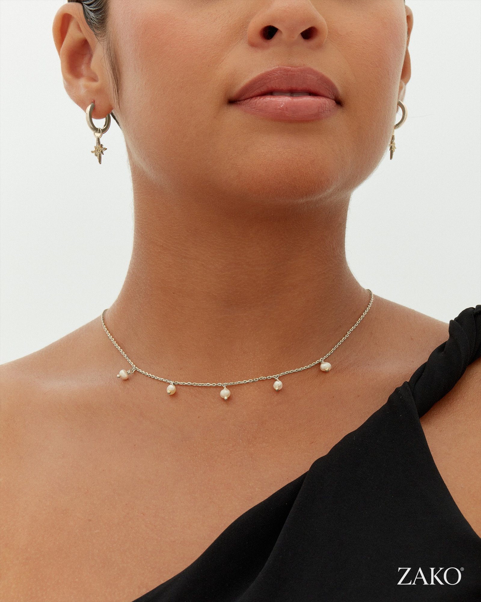 Iris Shell Pearl Necklace - Image 6