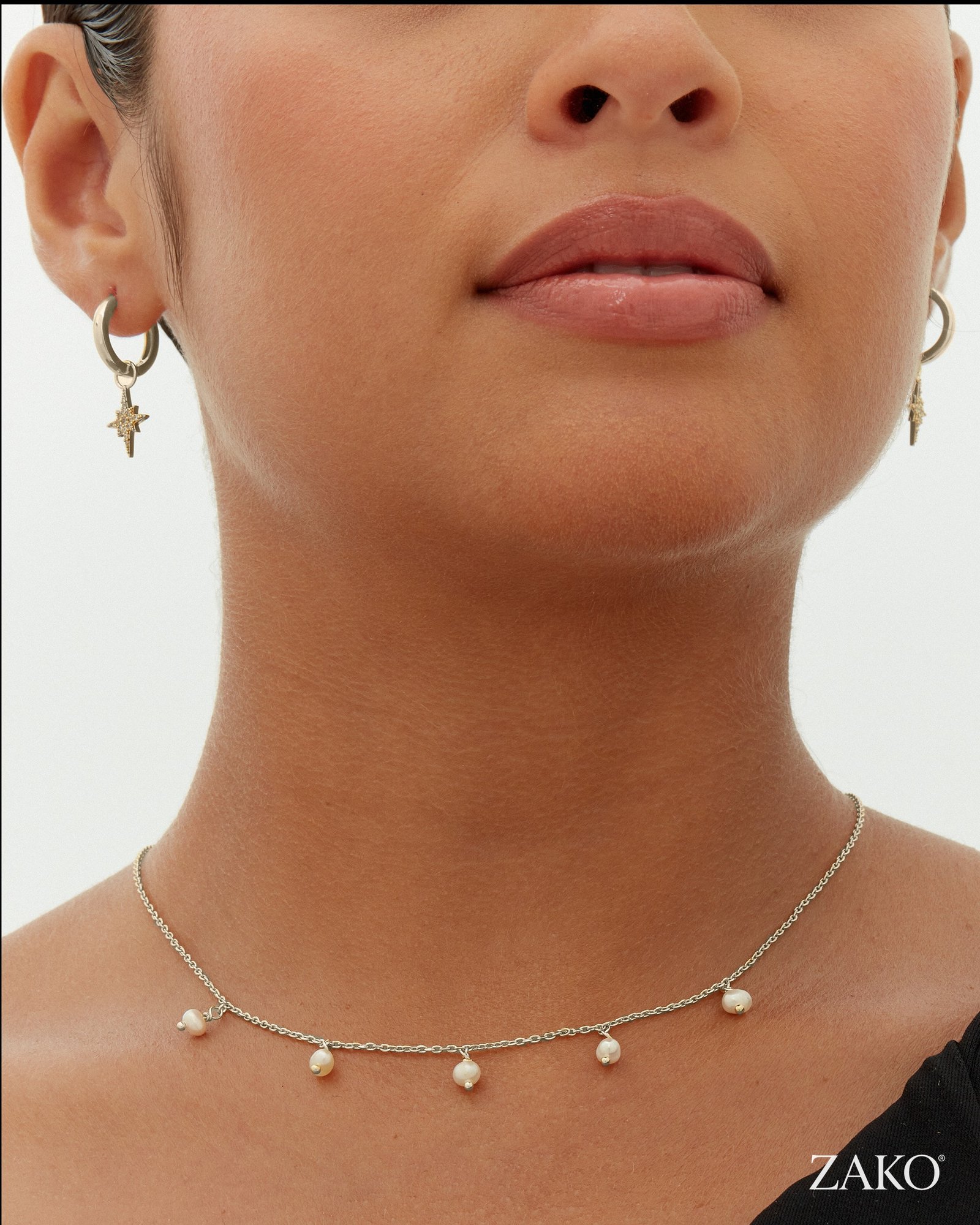 Iris Shell Pearl Necklace - Image 7