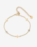Delphine Cross Bracelet