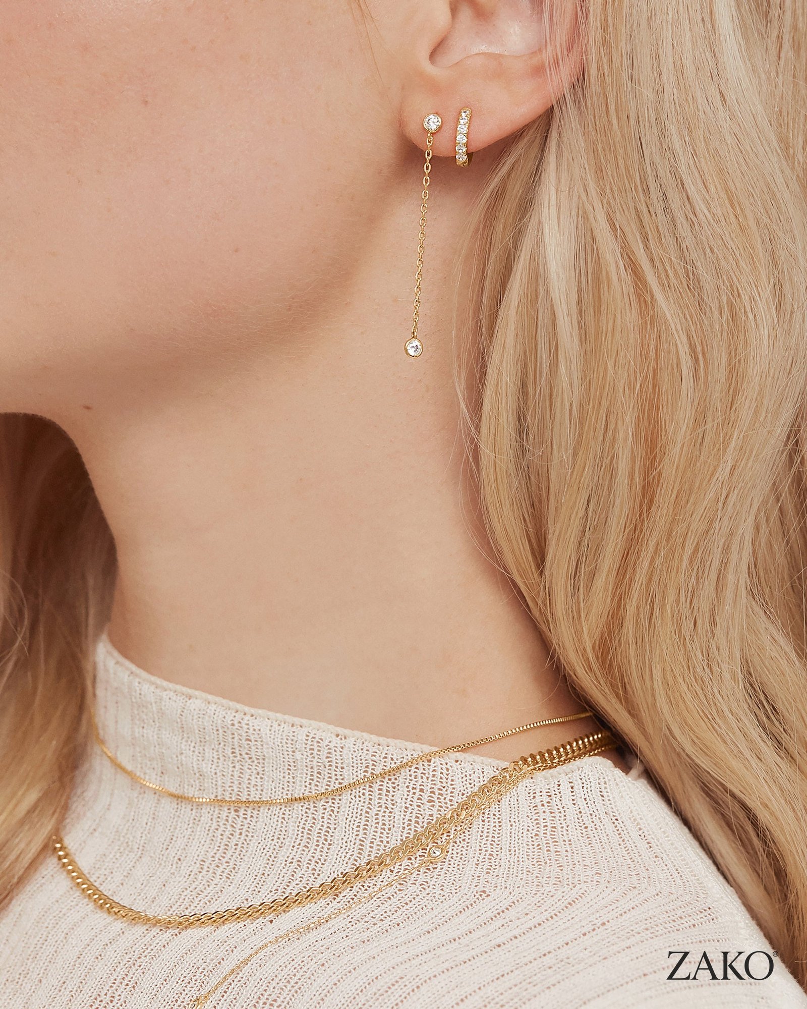 Odile Drop Earrings - Image 2