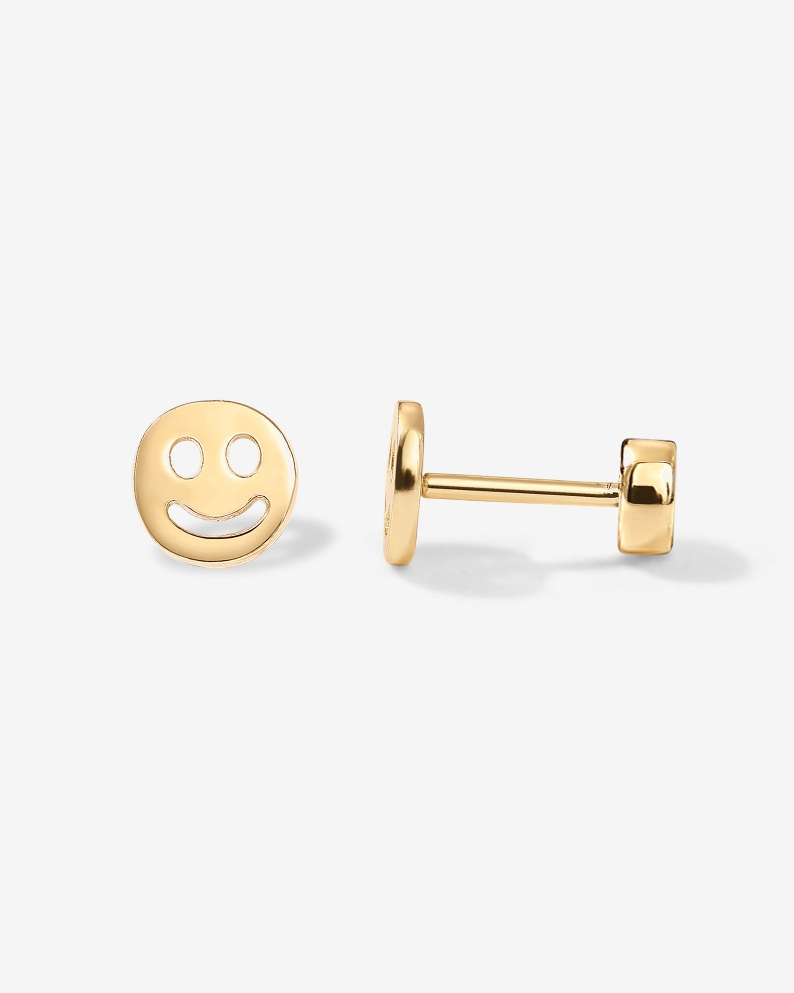 Olive Smiley Studs