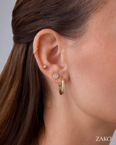 Sienna Smiley Studs