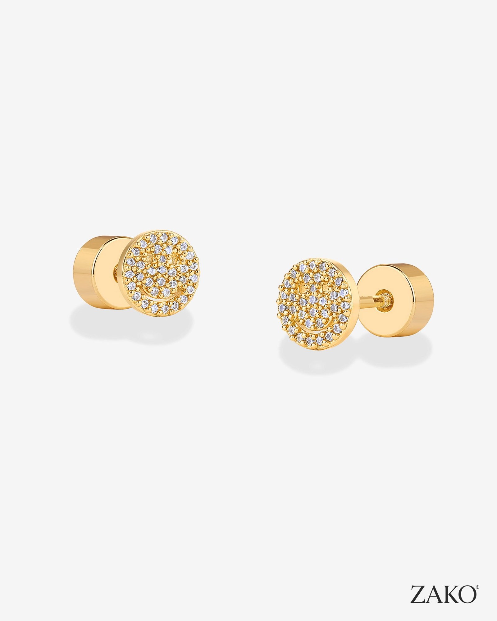 Sienna Smiley Studs - Image 2