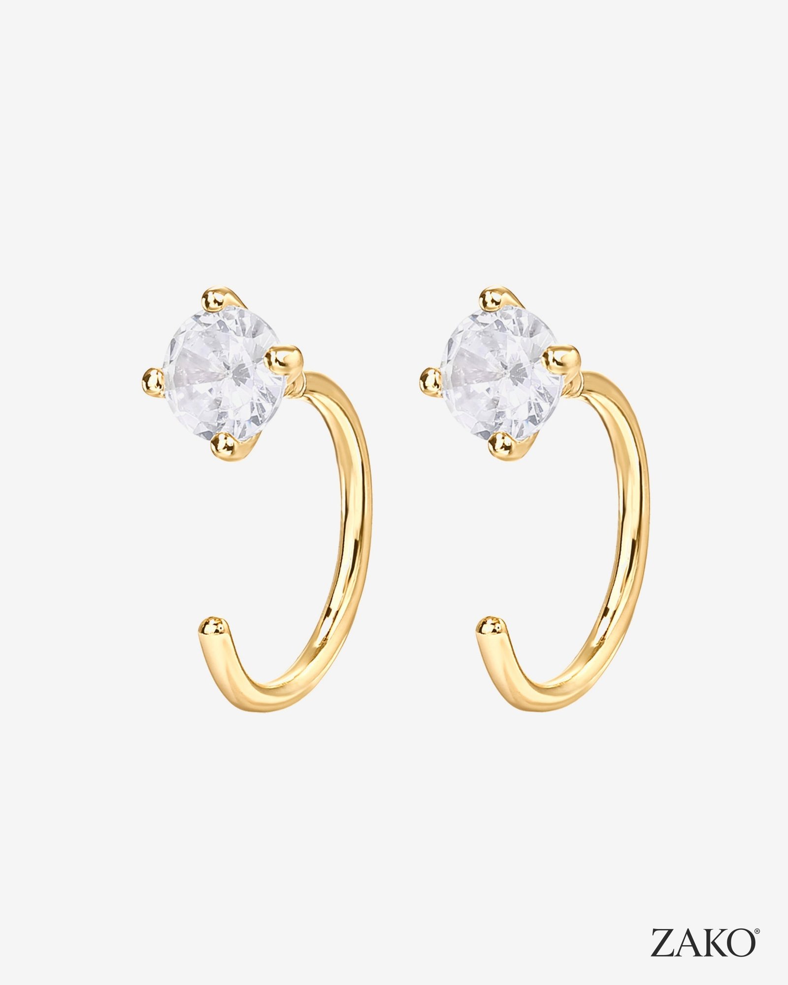 Diane Solitaire Huggies - Image 2