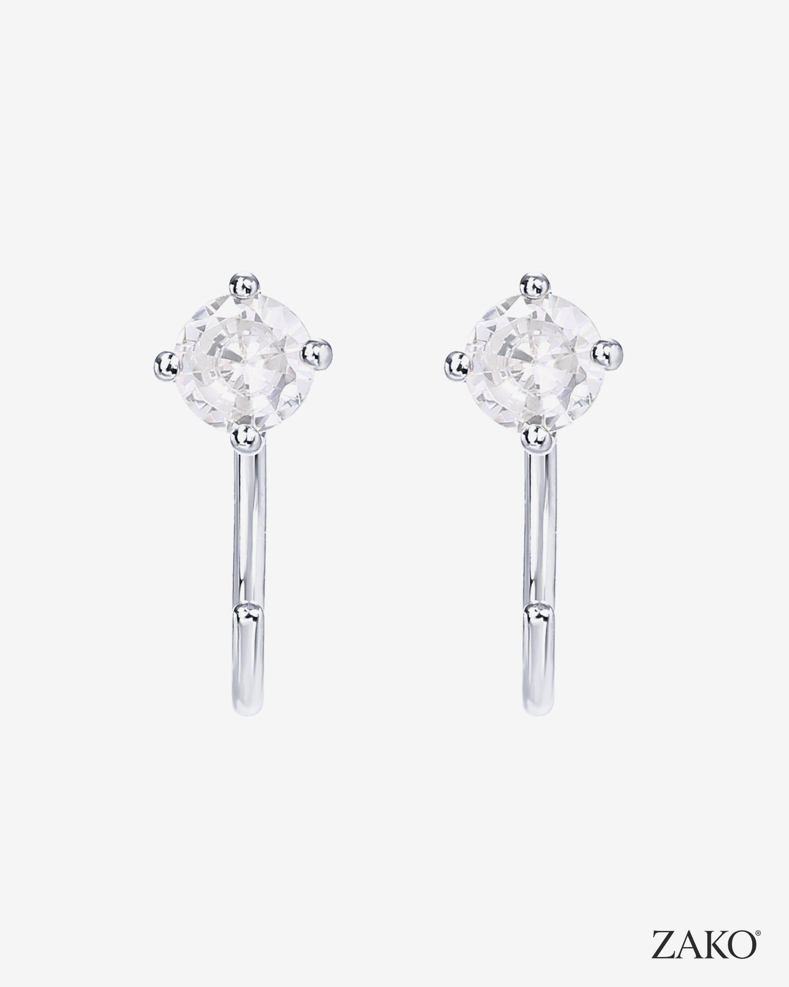 Diane Solitaire Huggies - Image 12
